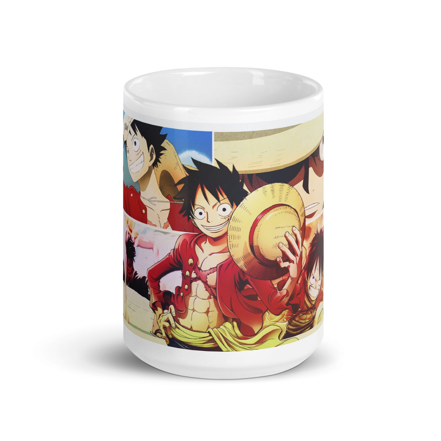 White Glossy Mug - Luffy 32