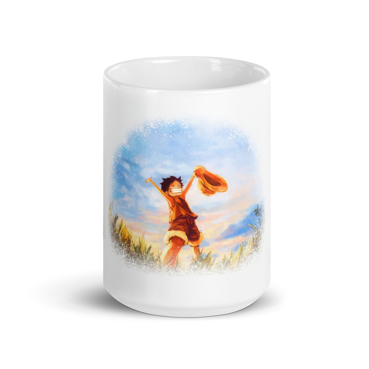 White Glossy Mug - Luffy 33