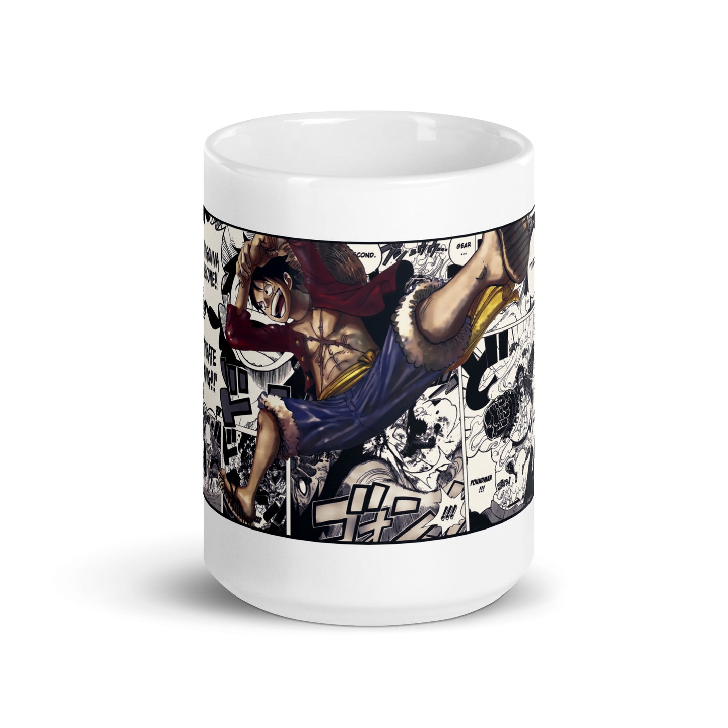 White Glossy Mug - Luffy 35