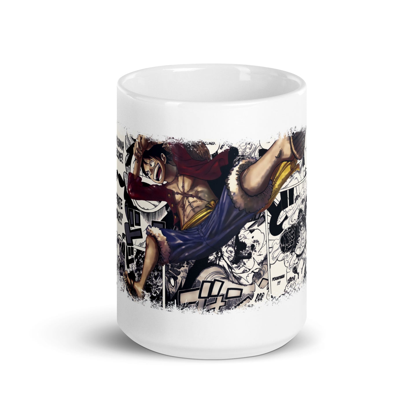 White Glossy Mug - Luffy 36