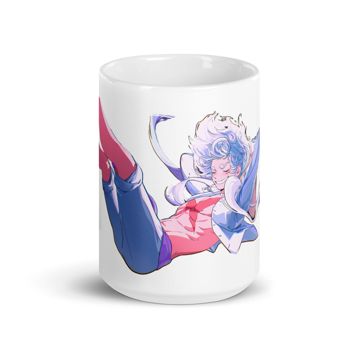 White Glossy Mug - Luffy 37