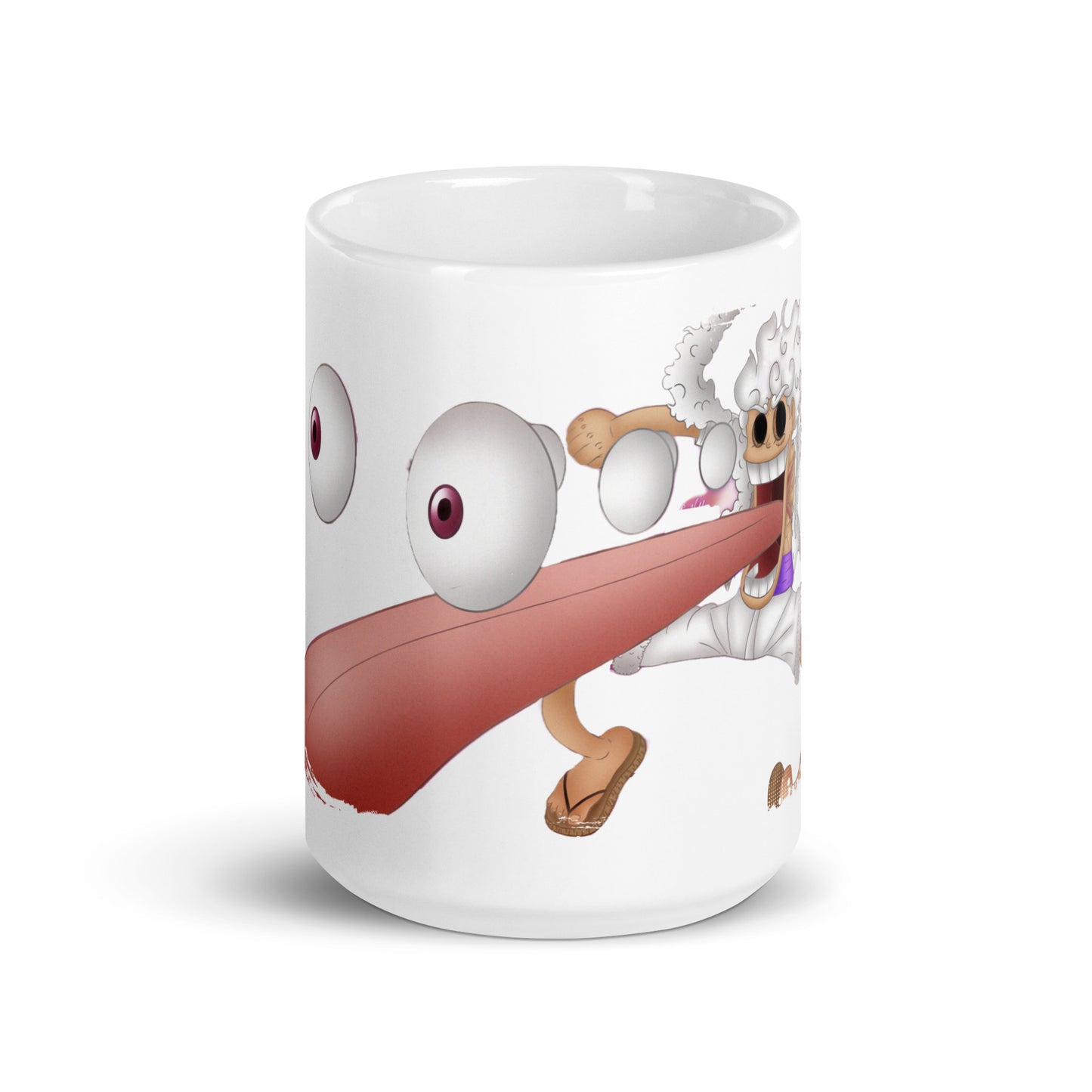 White Glossy Mug - Luffy 41