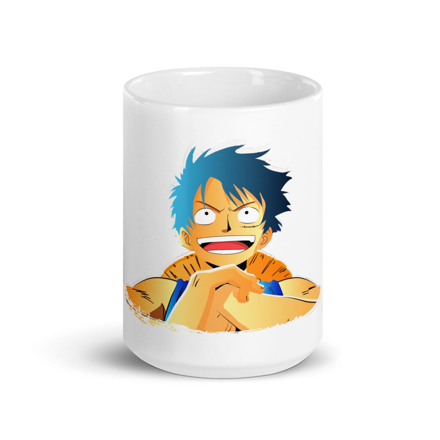 White Glossy Mug - Luffy 44