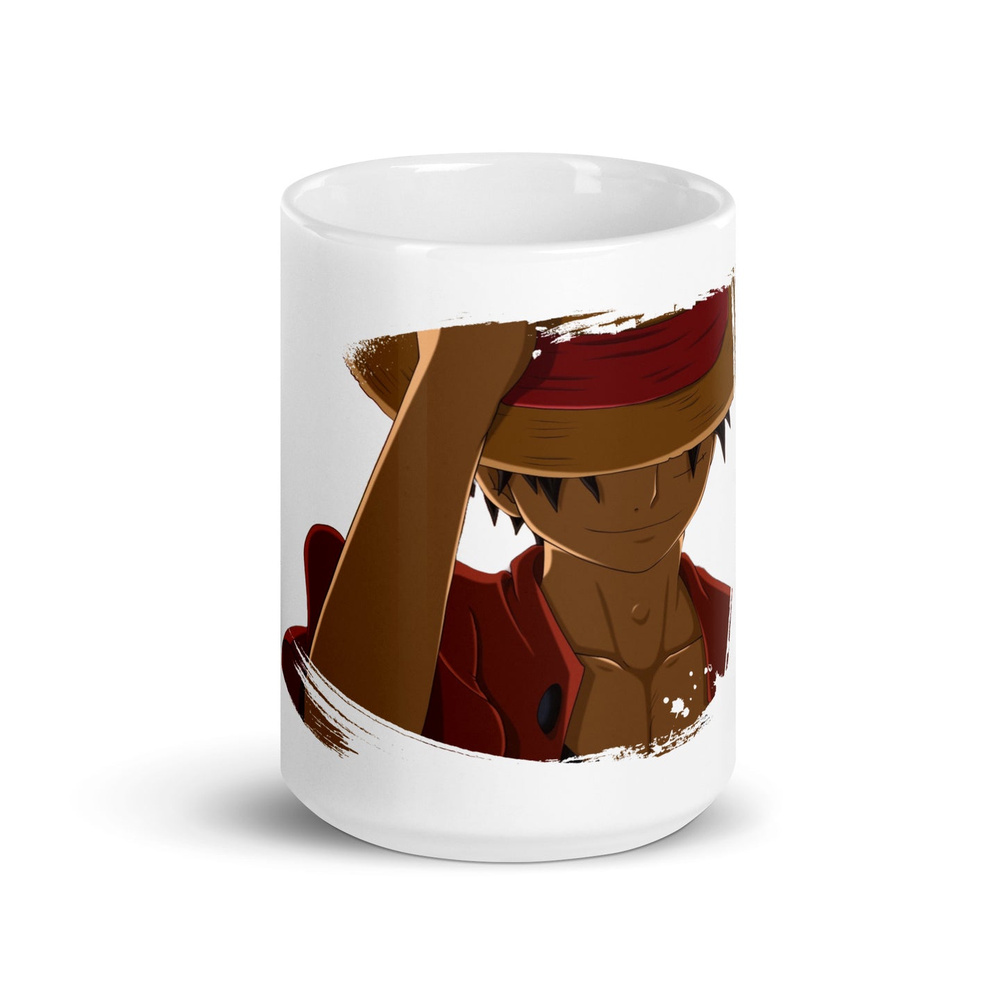 White Glossy Mug - Luffy 45