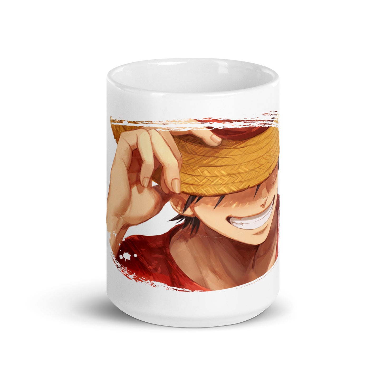 White Glossy Mug - Luffy 47