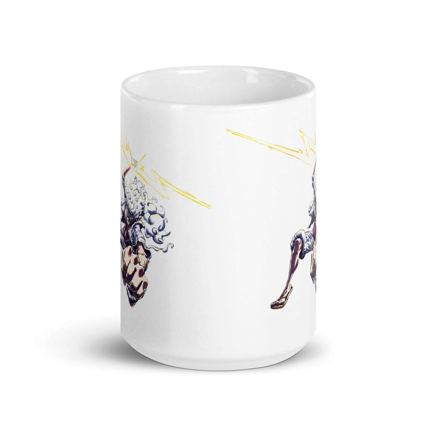 White Glossy Mug - Luffy 49