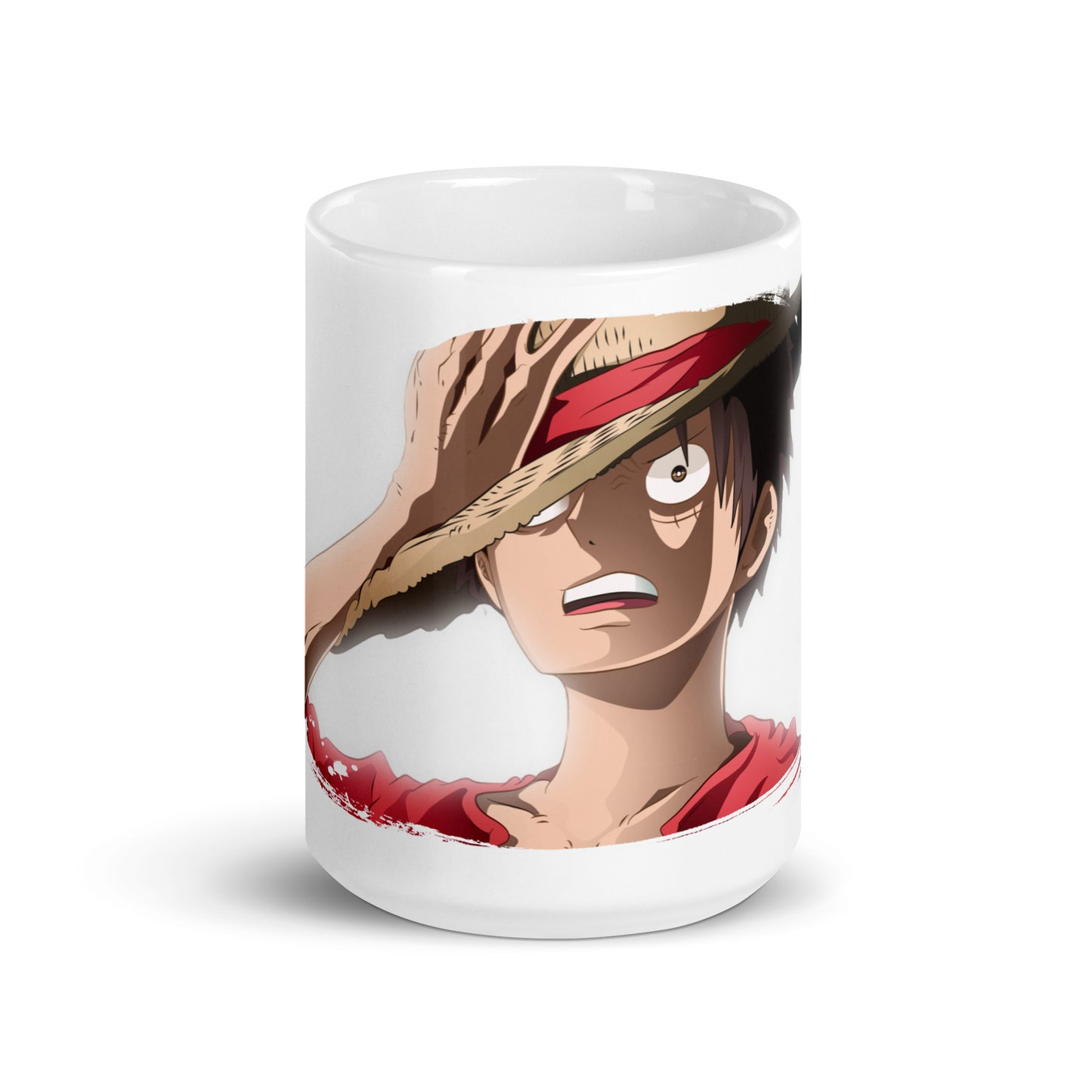 White Glossy Mug - Luffy 50