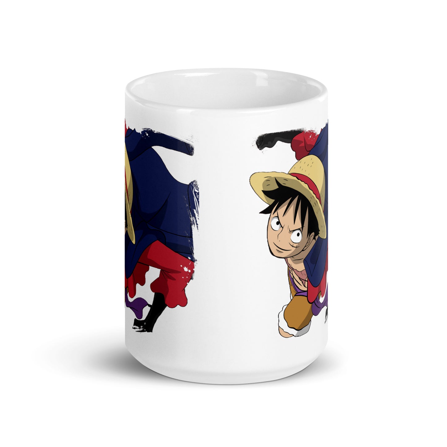 White Glossy Mug - Luffy 54