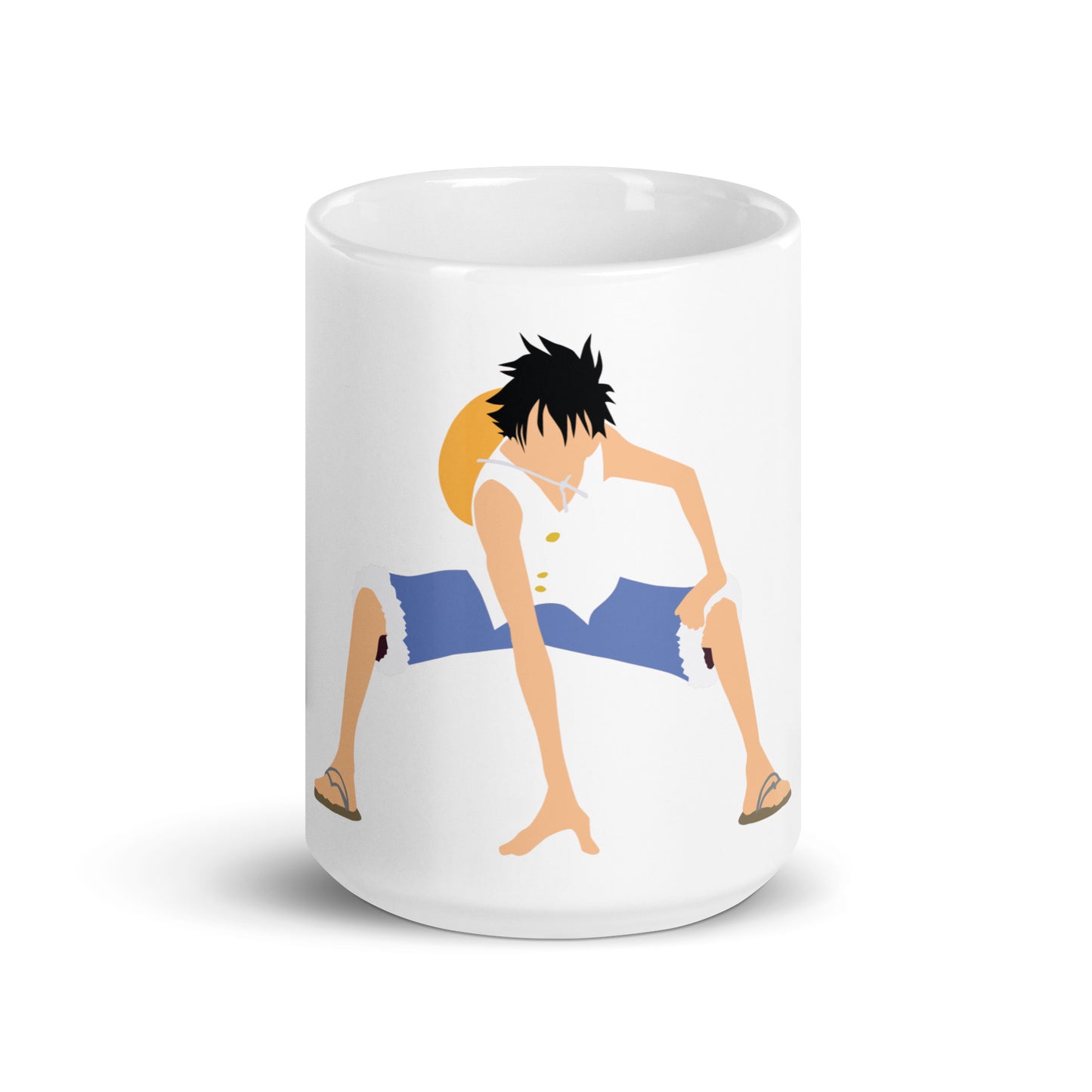 White Glossy Mug - Luffy 55