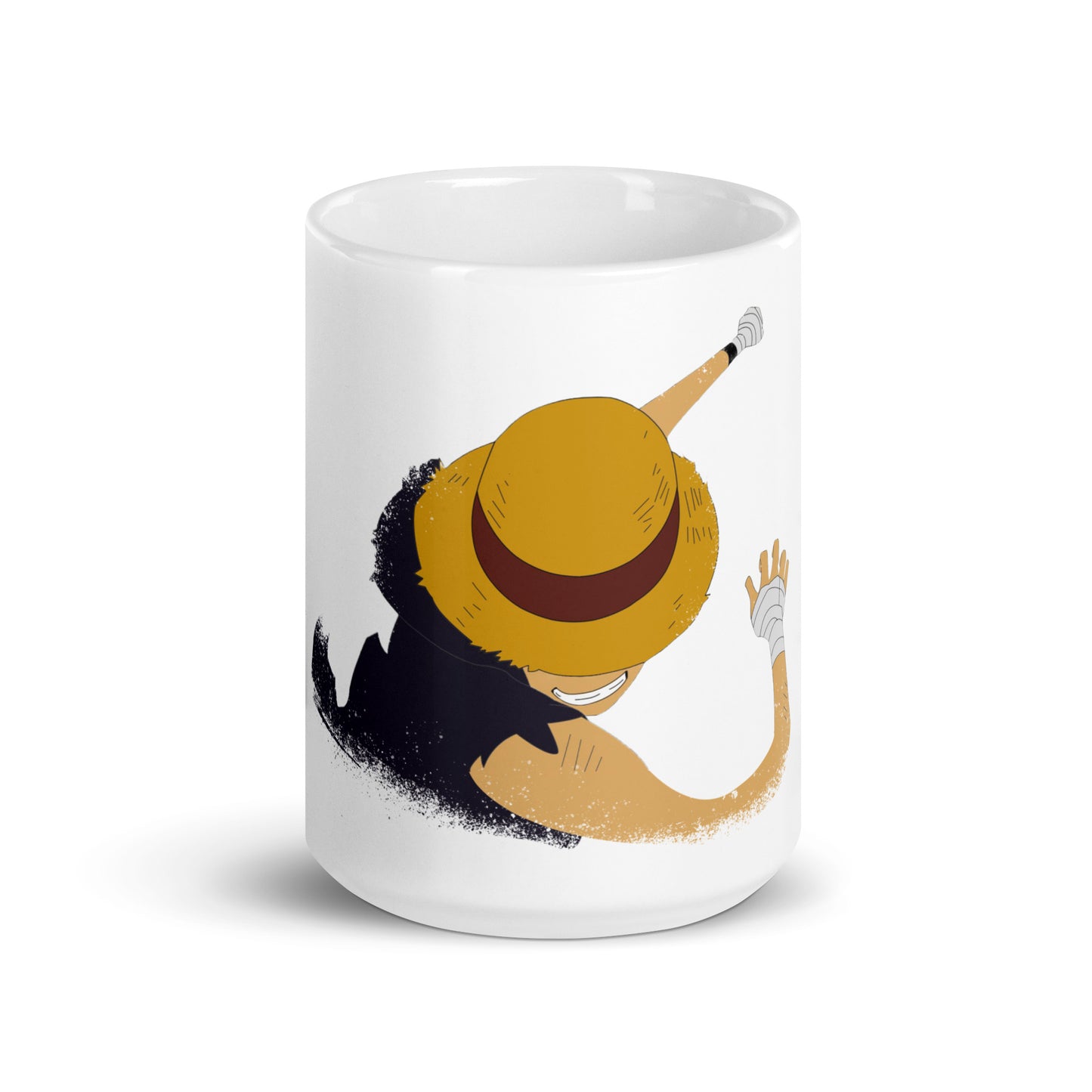 White Glossy Mug - Luffy 57