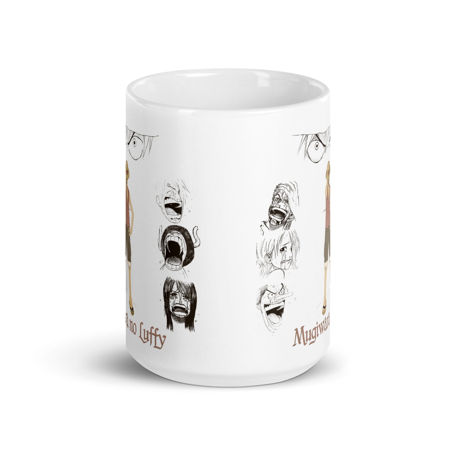 White Glossy Mug - Luffy 64