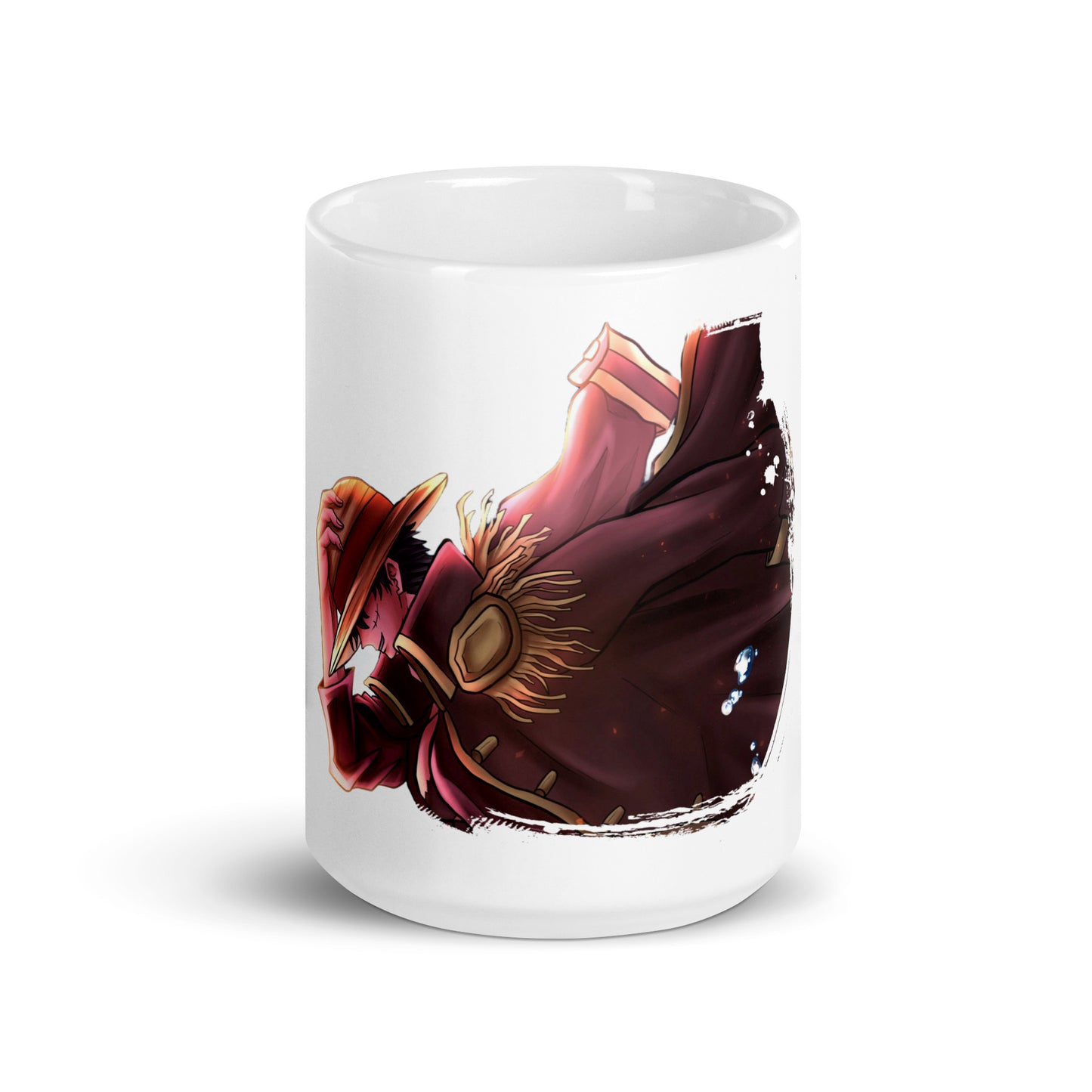 White Glossy Mug - Luffy 69