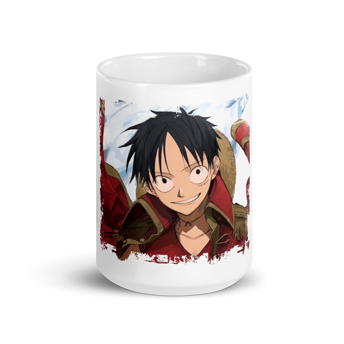 White Glossy Mug - Luffy 74