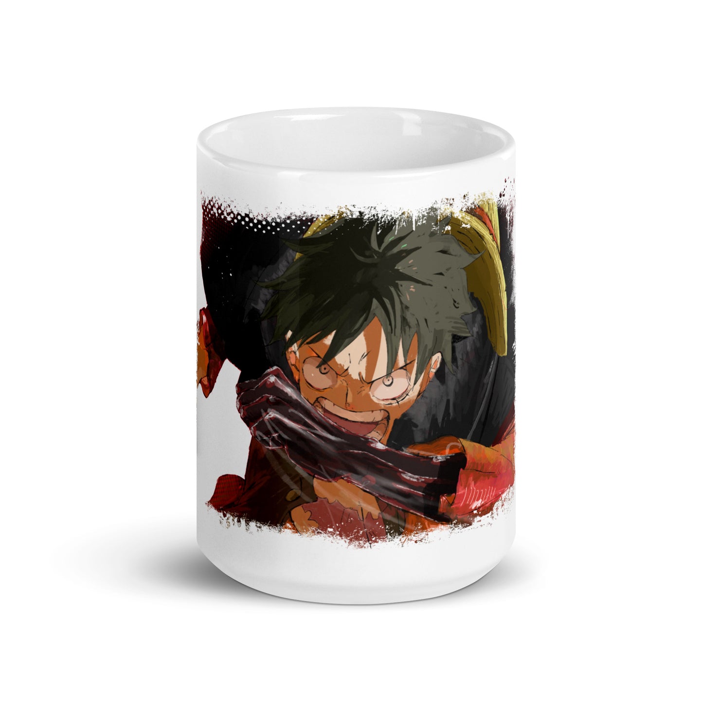 White Glossy Mug - Luffy 75