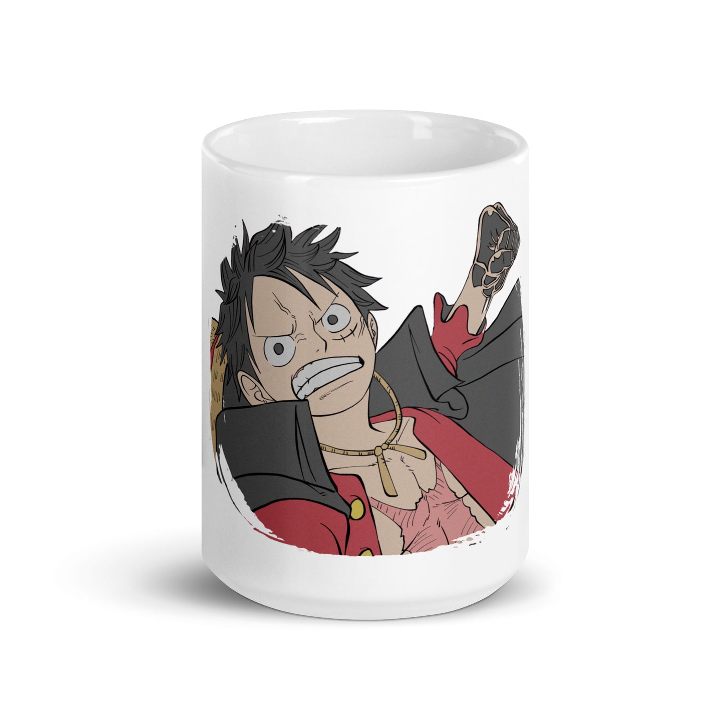 White Glossy Mug - Luffy 80