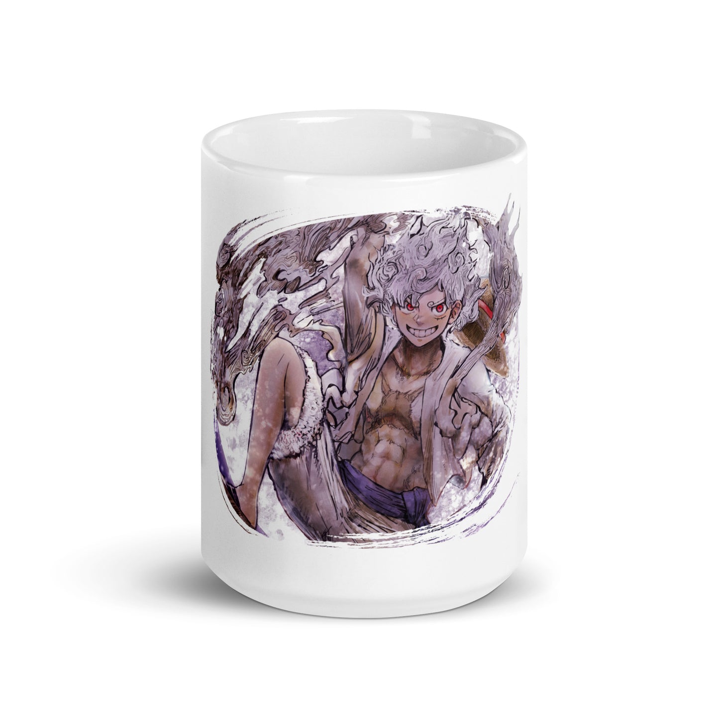 White Glossy Mug - Luffy 81