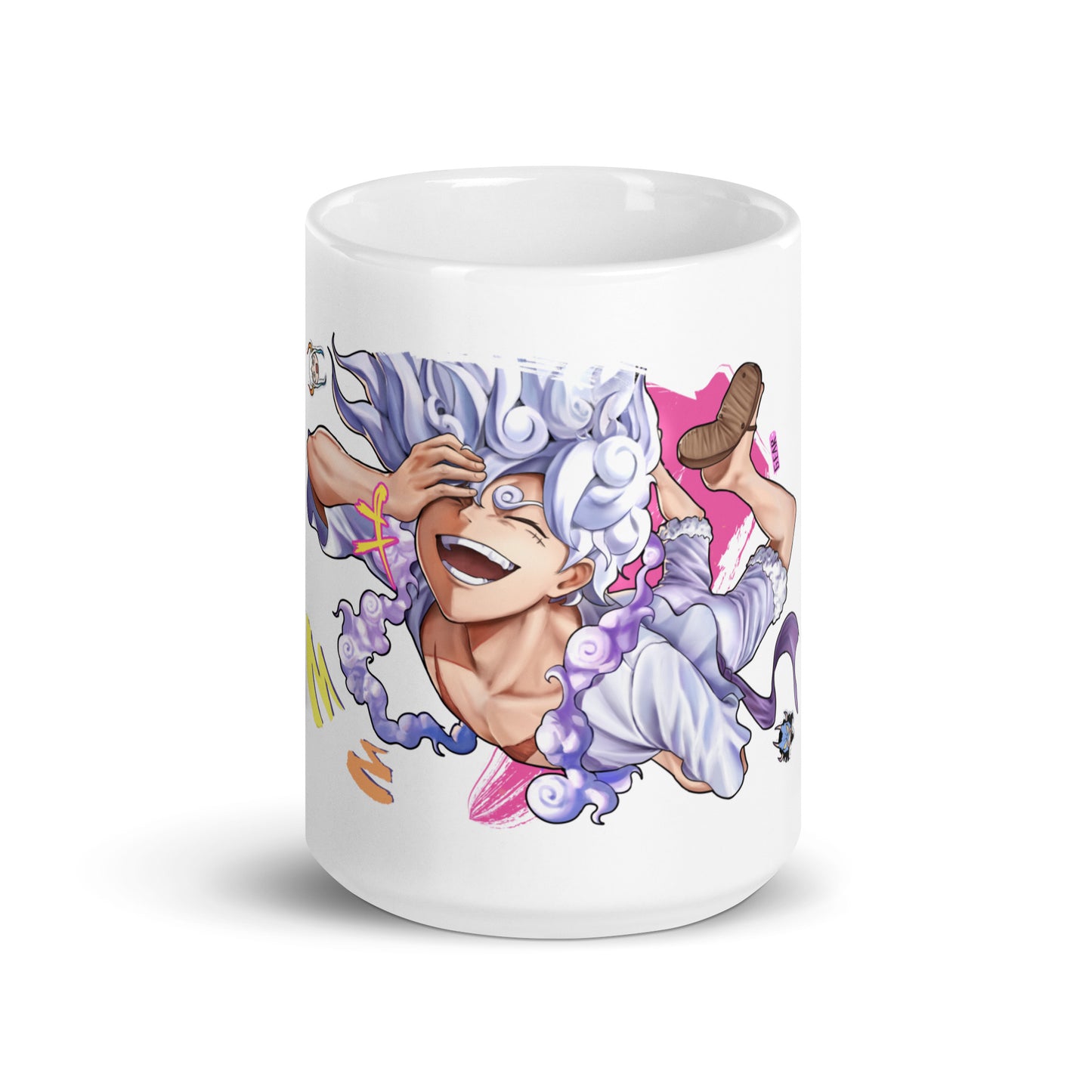 White Glossy Mug - Luffy 83