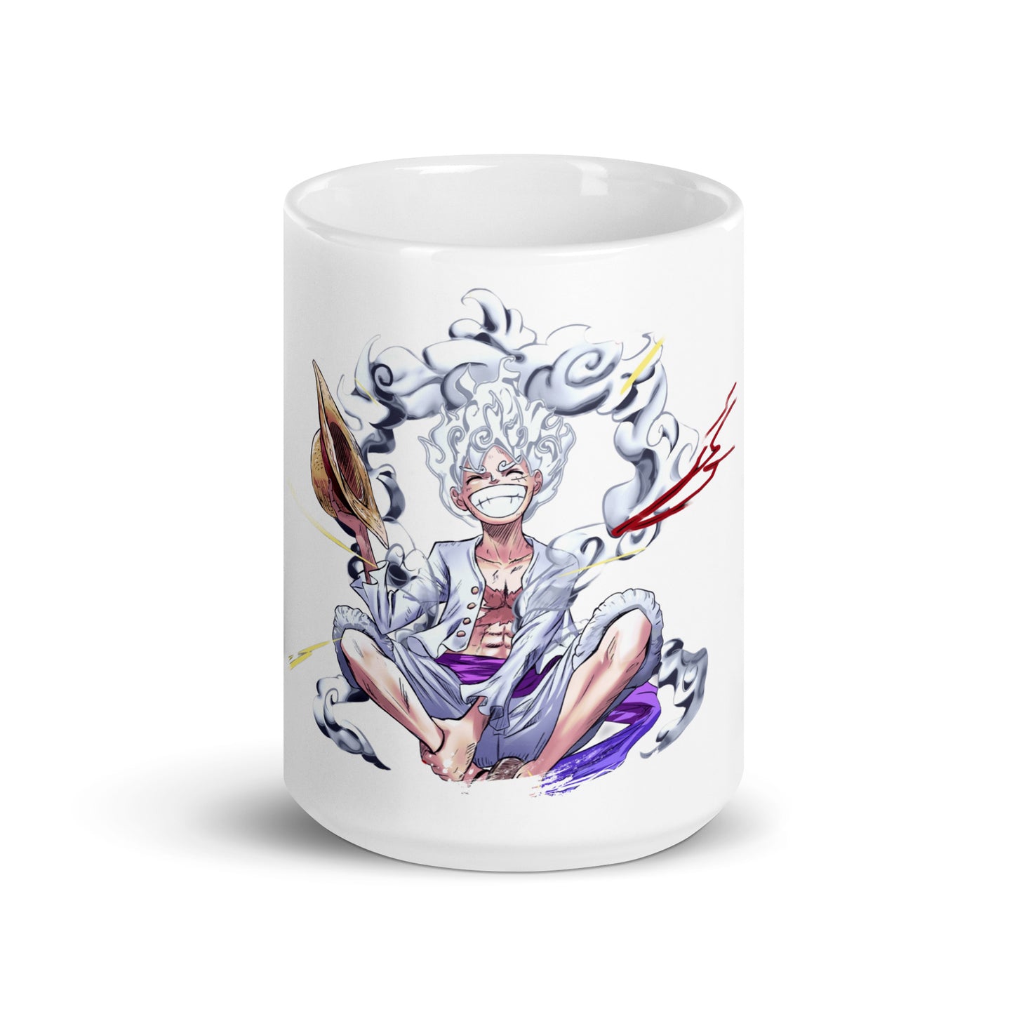 White Glossy Mug - Luffy 85