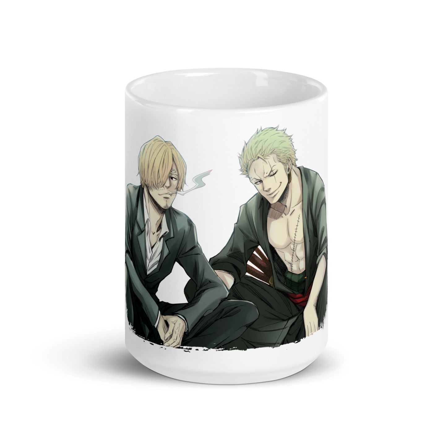 White Glossy Mug - Zoro 24