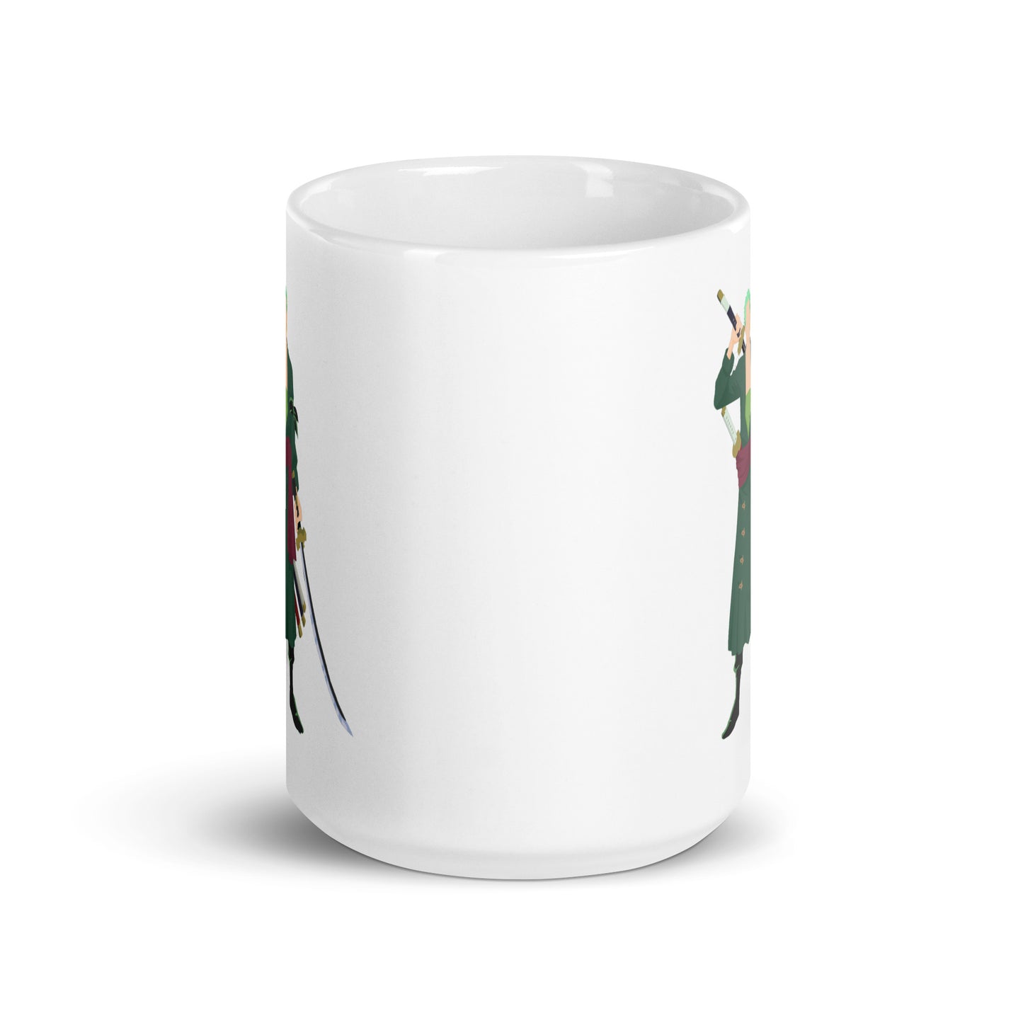 White Glossy Mug - Zoro 37