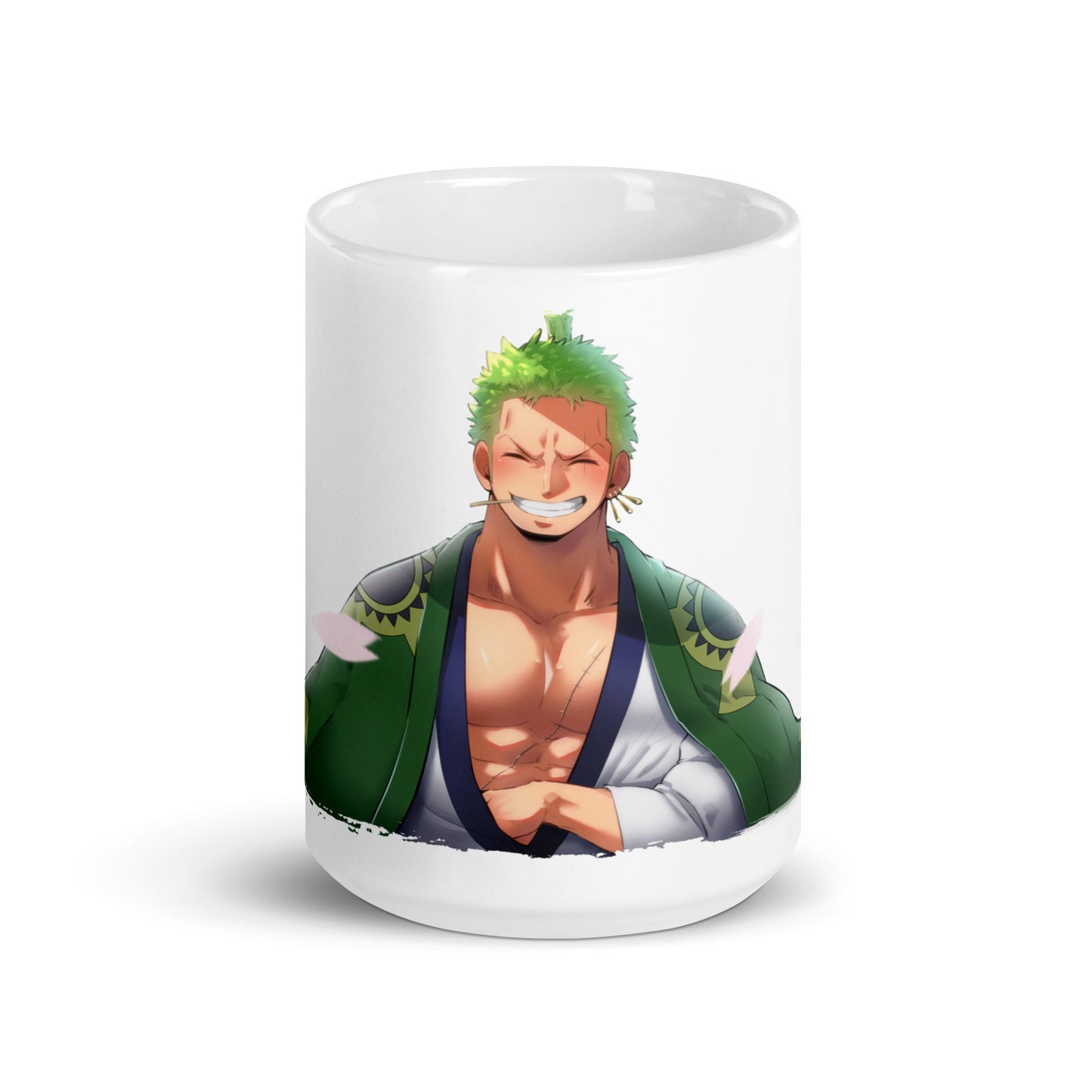 White Glossy Mug - Zoro 38