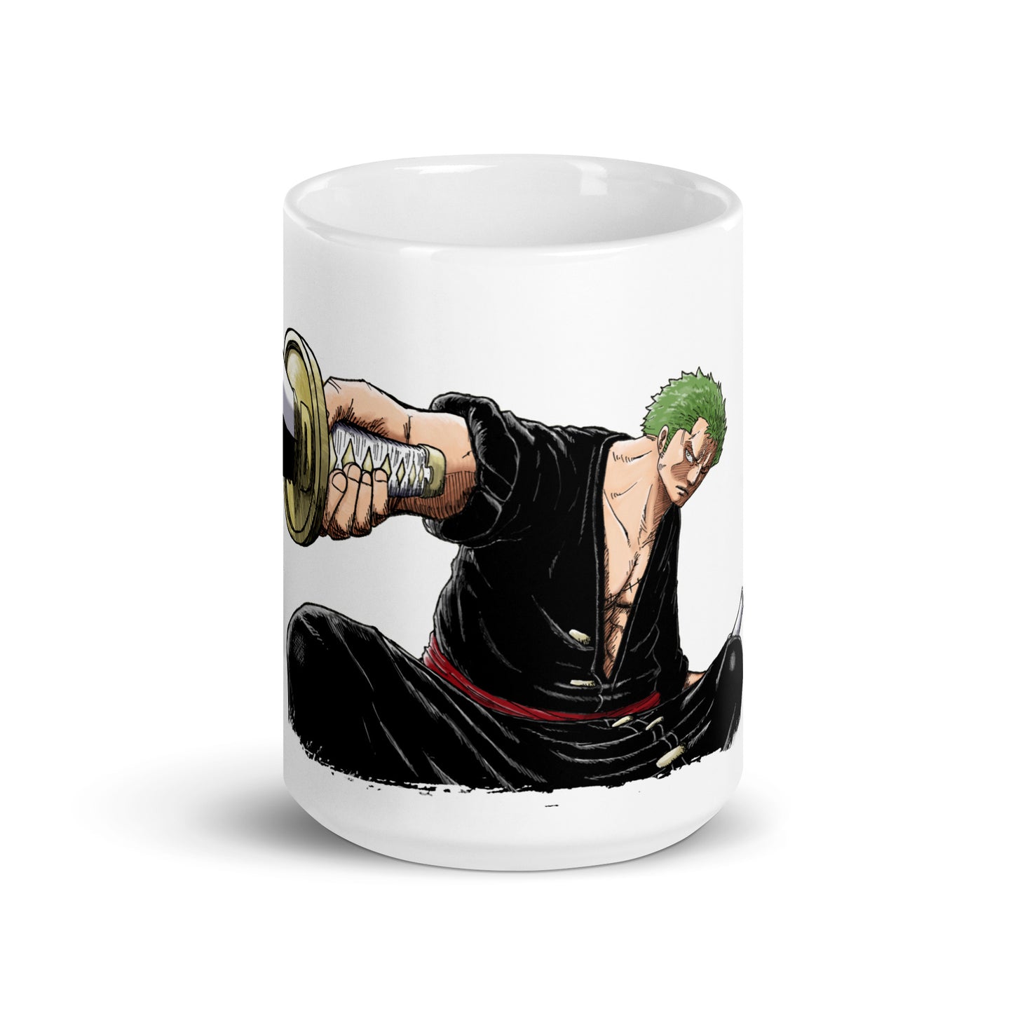 White Glossy Mug - Zoro 39