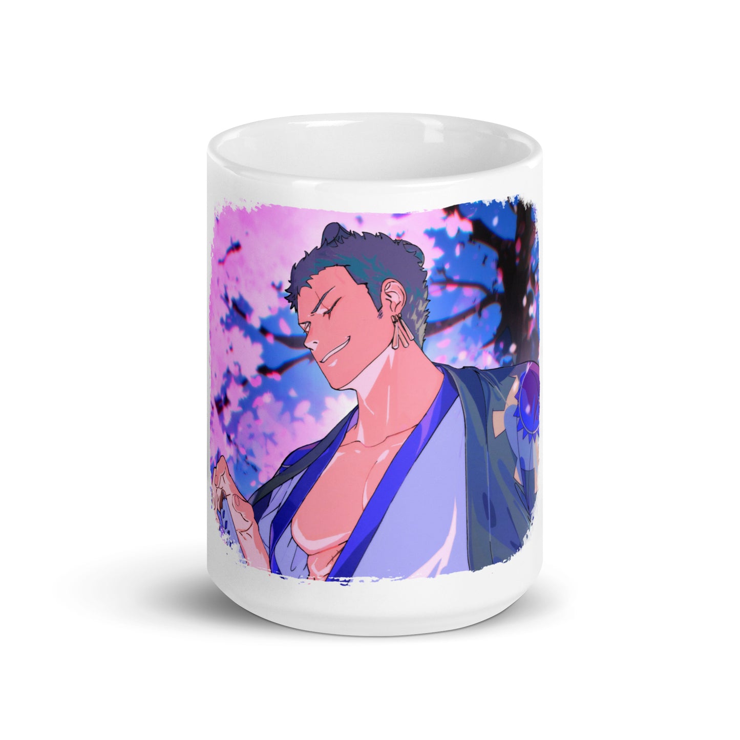 White Glossy Mug - Zoro 41