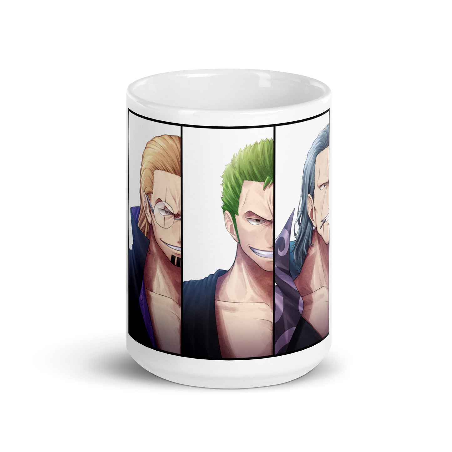 White Glossy Mug - Zoro 43 (a)