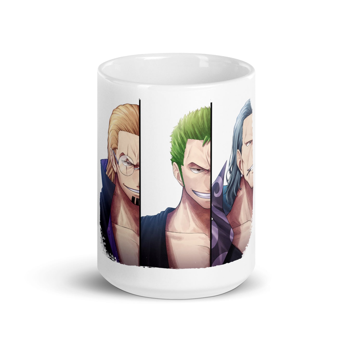 White Glossy Mug - Zoro 43 (b)