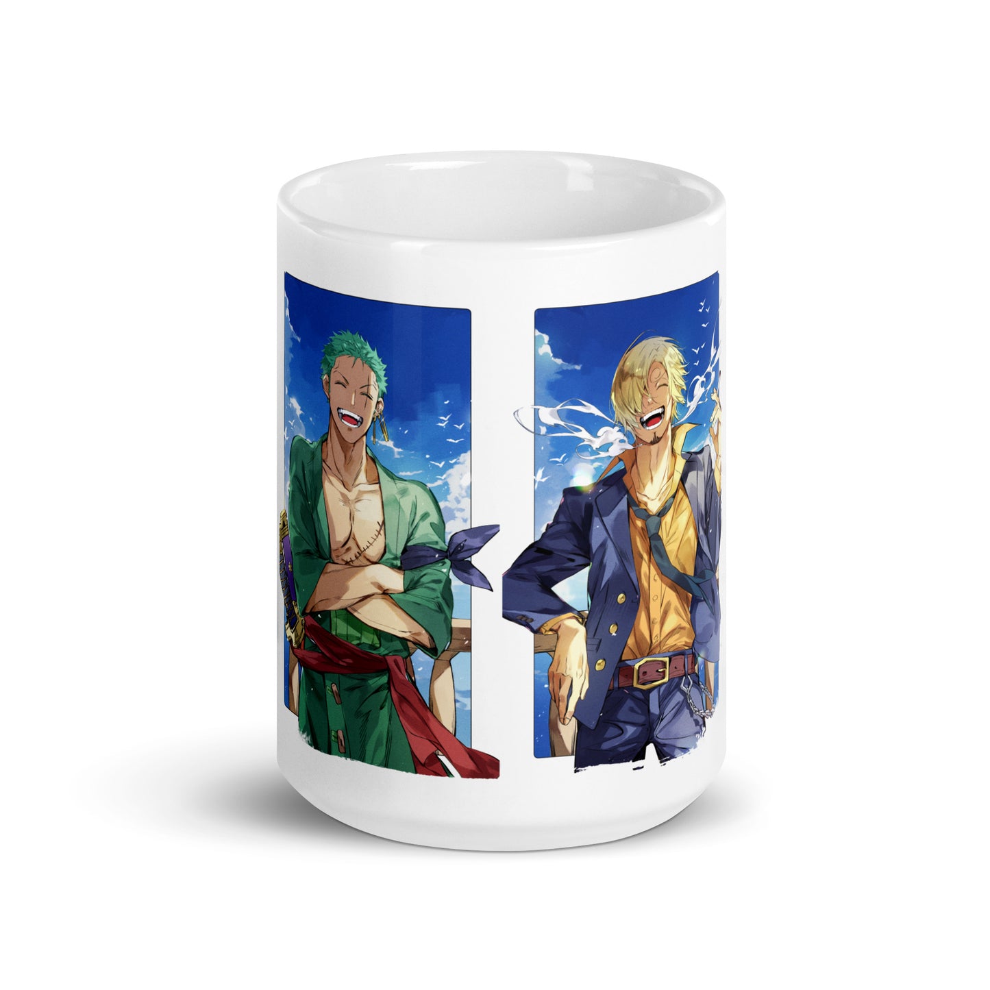 White Glossy Mug - Zoro 46