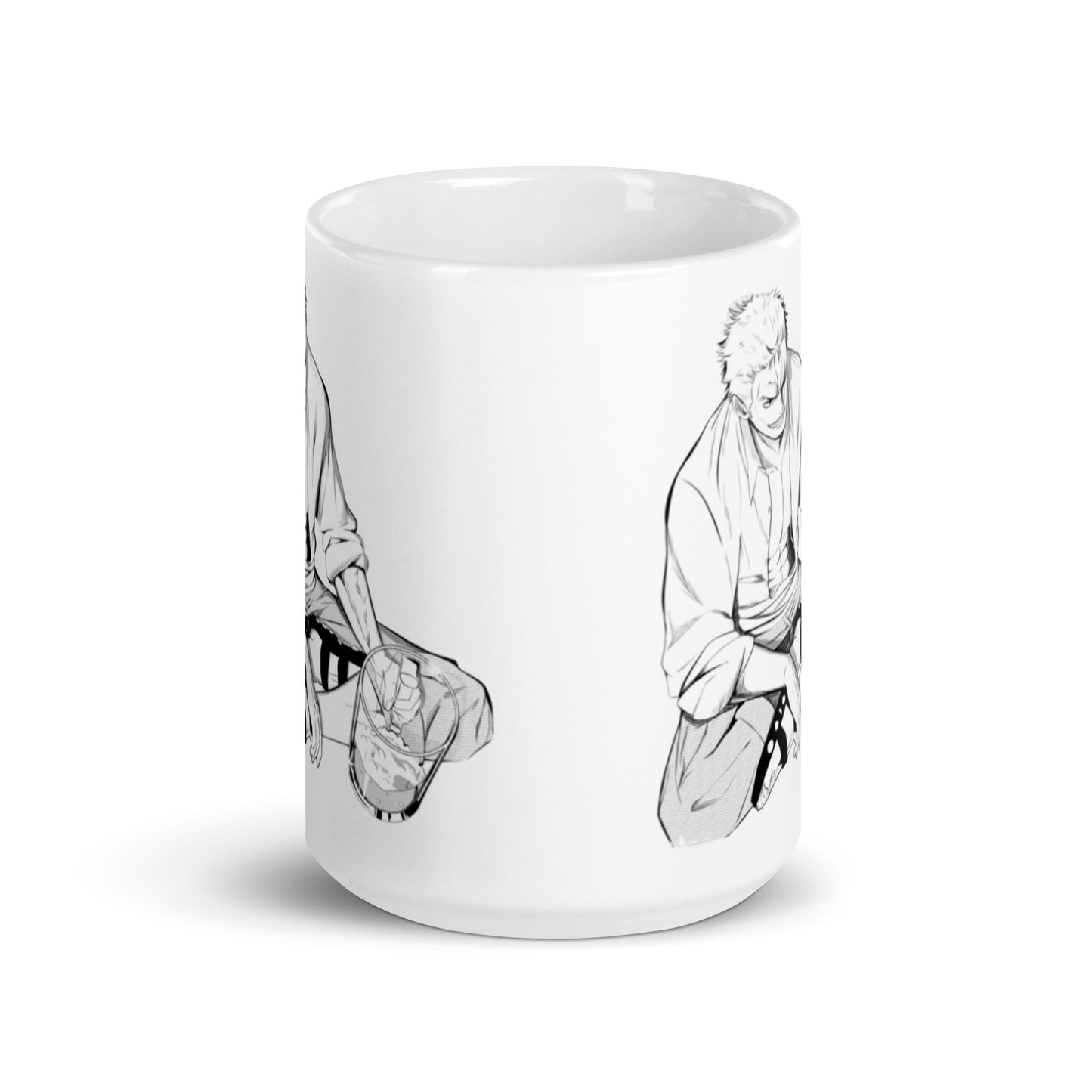 White Glossy Mug - Zoro 47