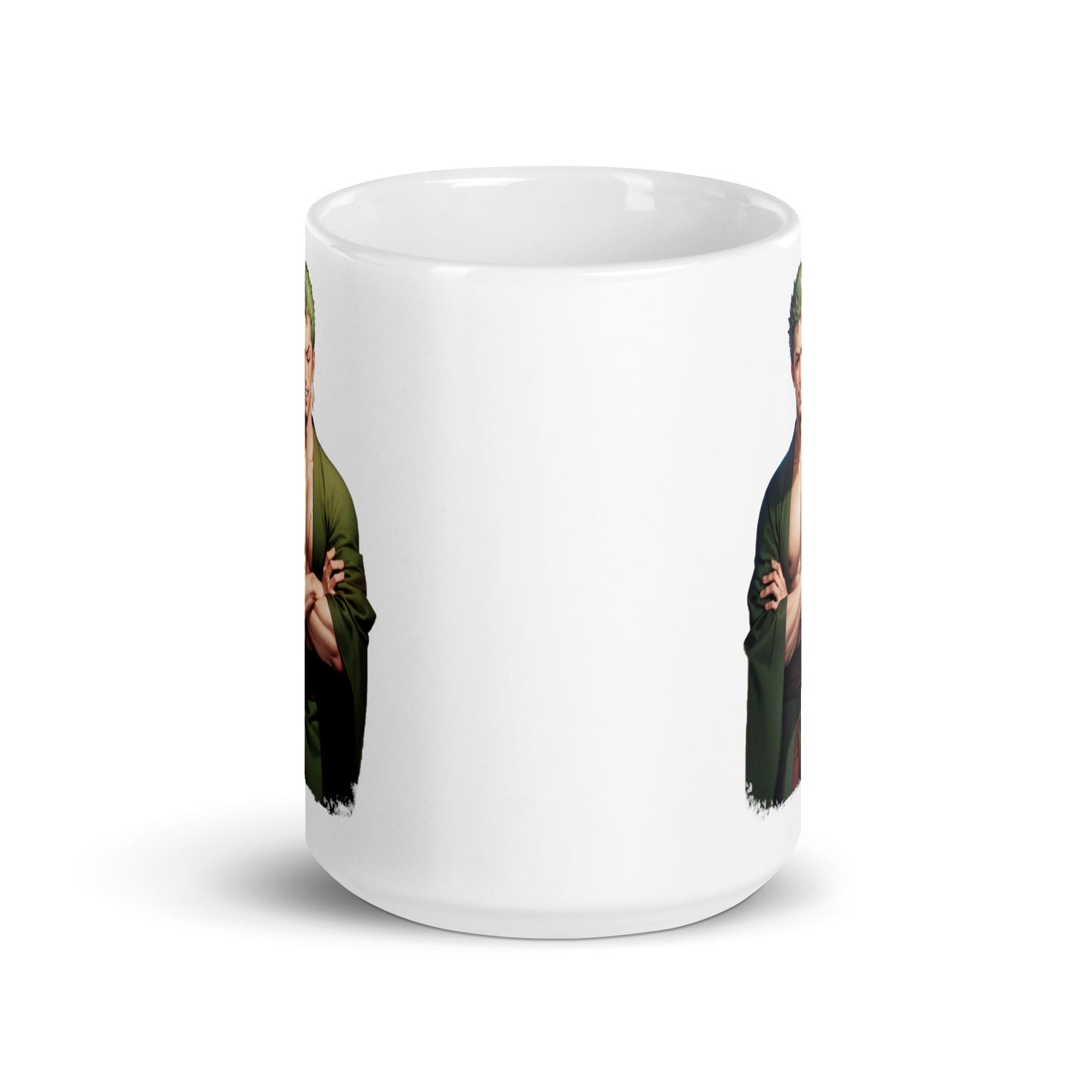 White Glossy Mug - Zoro 51