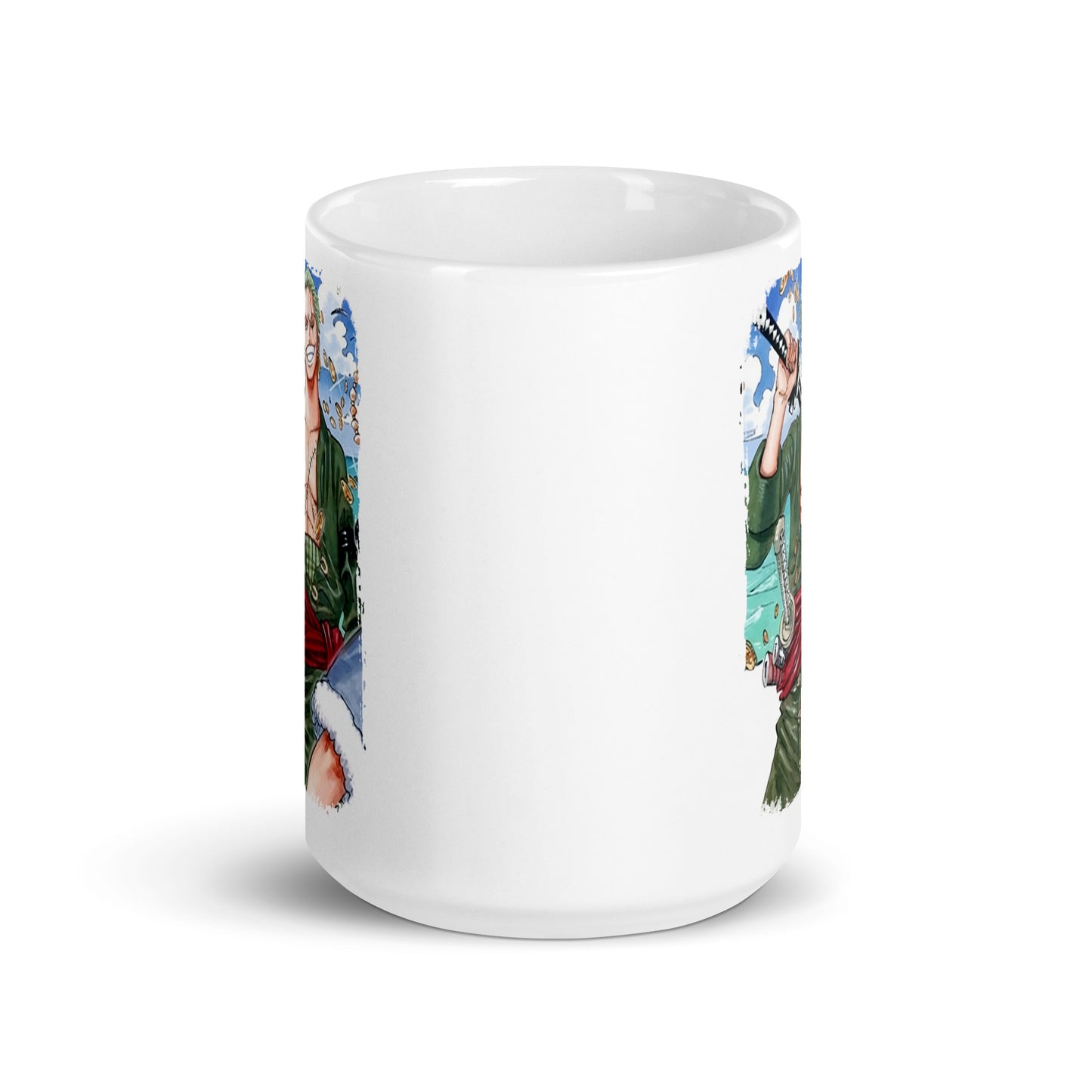 White Glossy Mug - Zoro 52