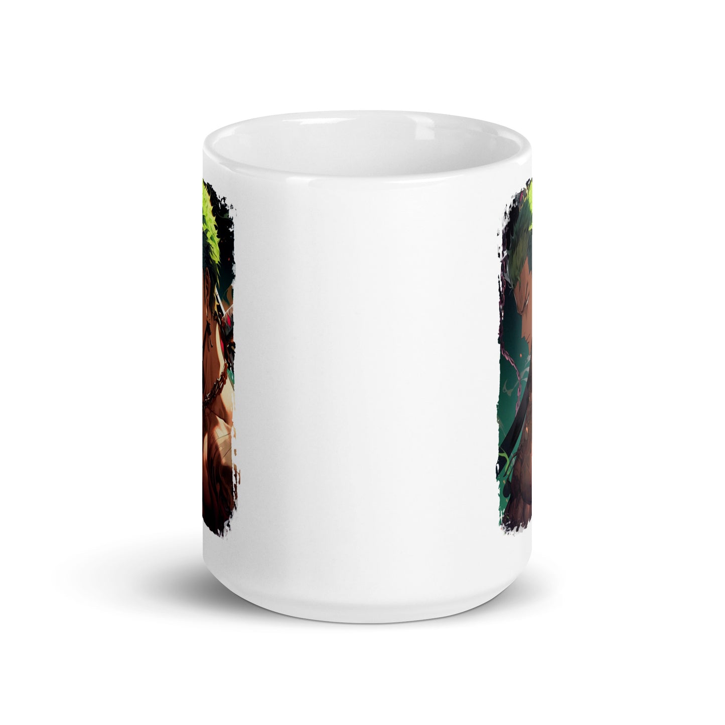 White Glossy Mug - Zoro 54