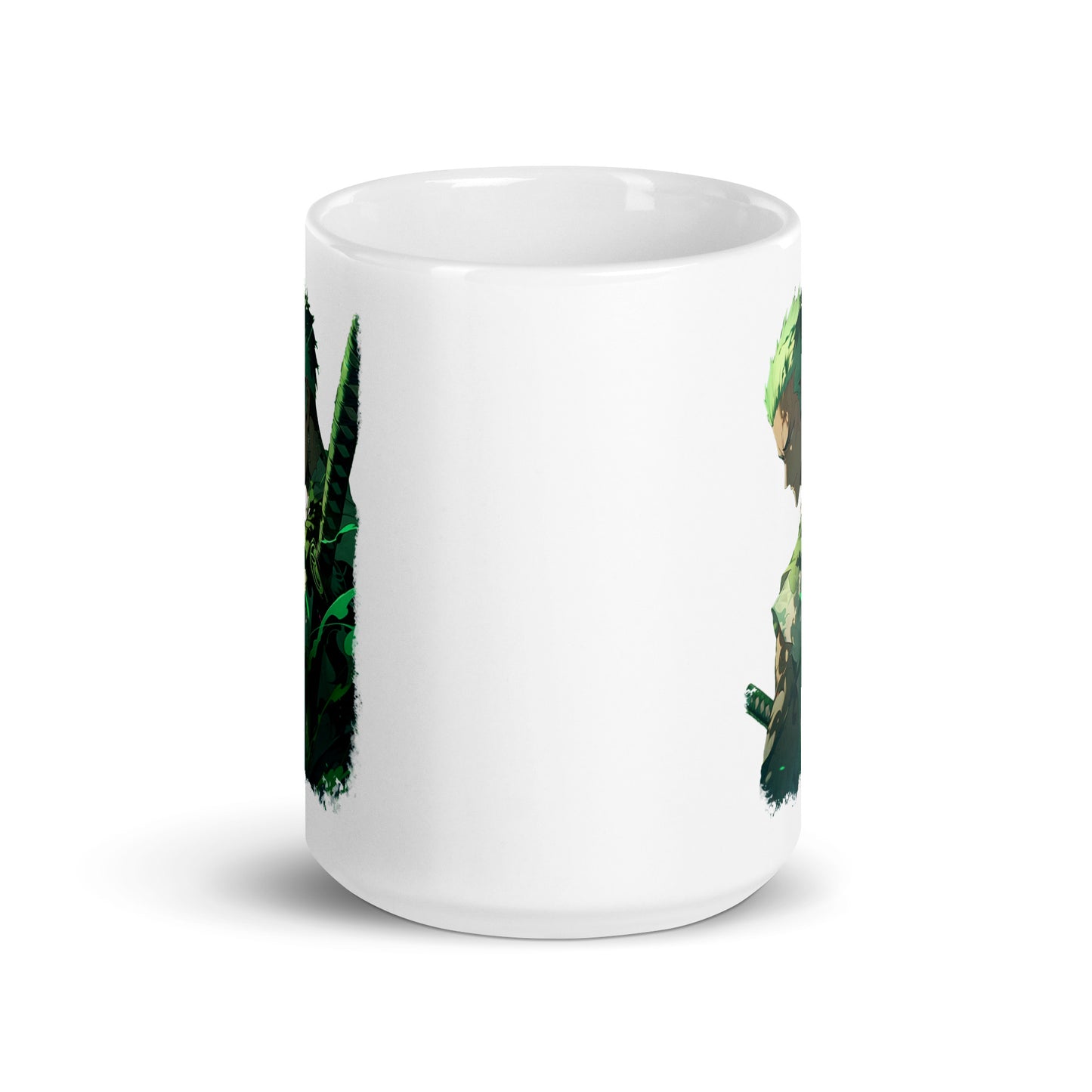 White Glossy Mug - Zoro 55