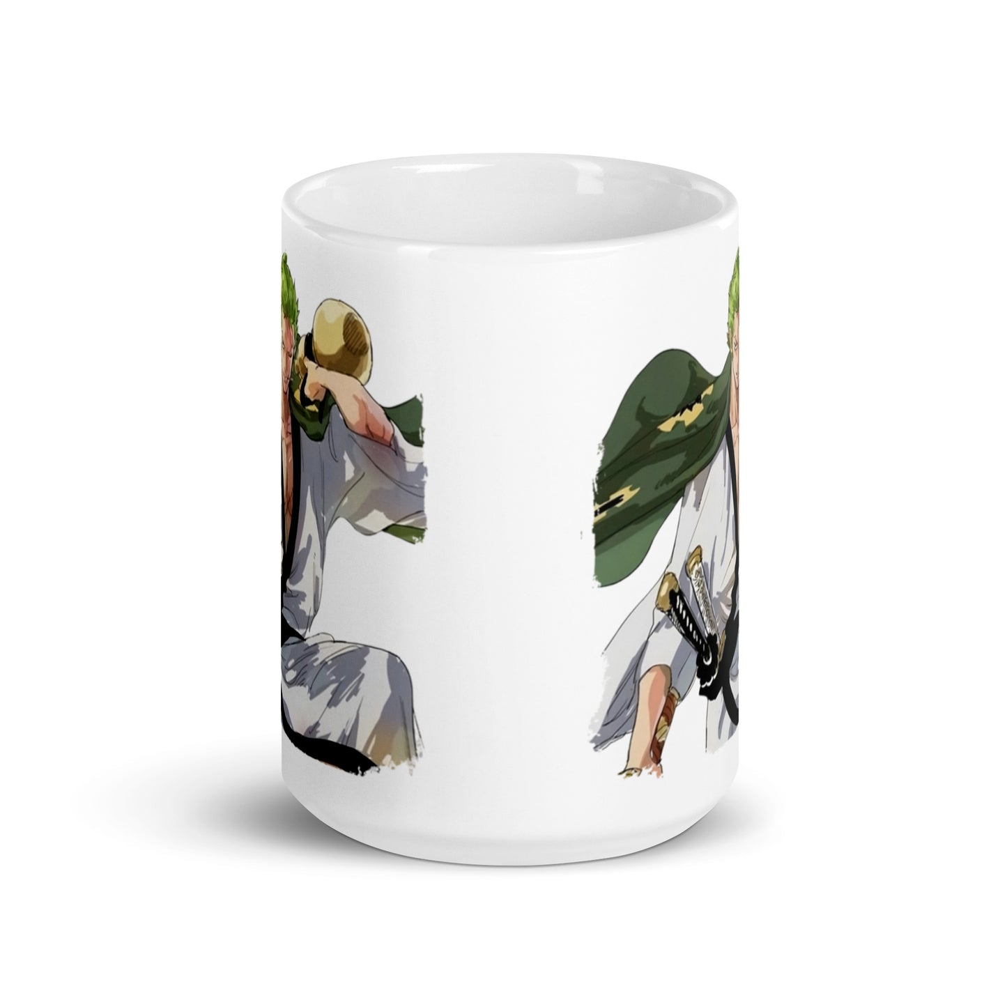 White Glossy Mug - Zoro 56