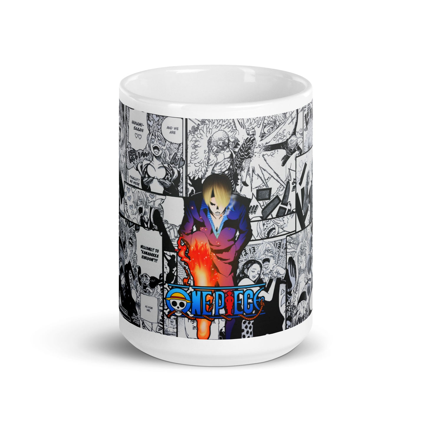 White Glossy Mug -Sanji 7