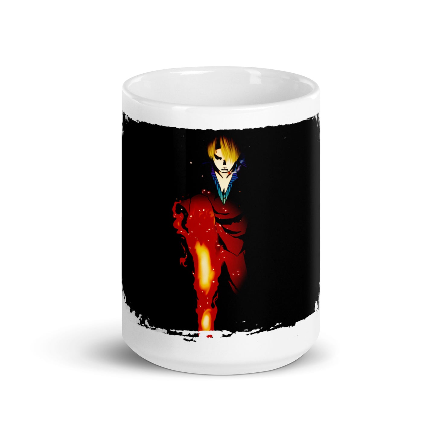 White Glossy Mug -Sanji 8