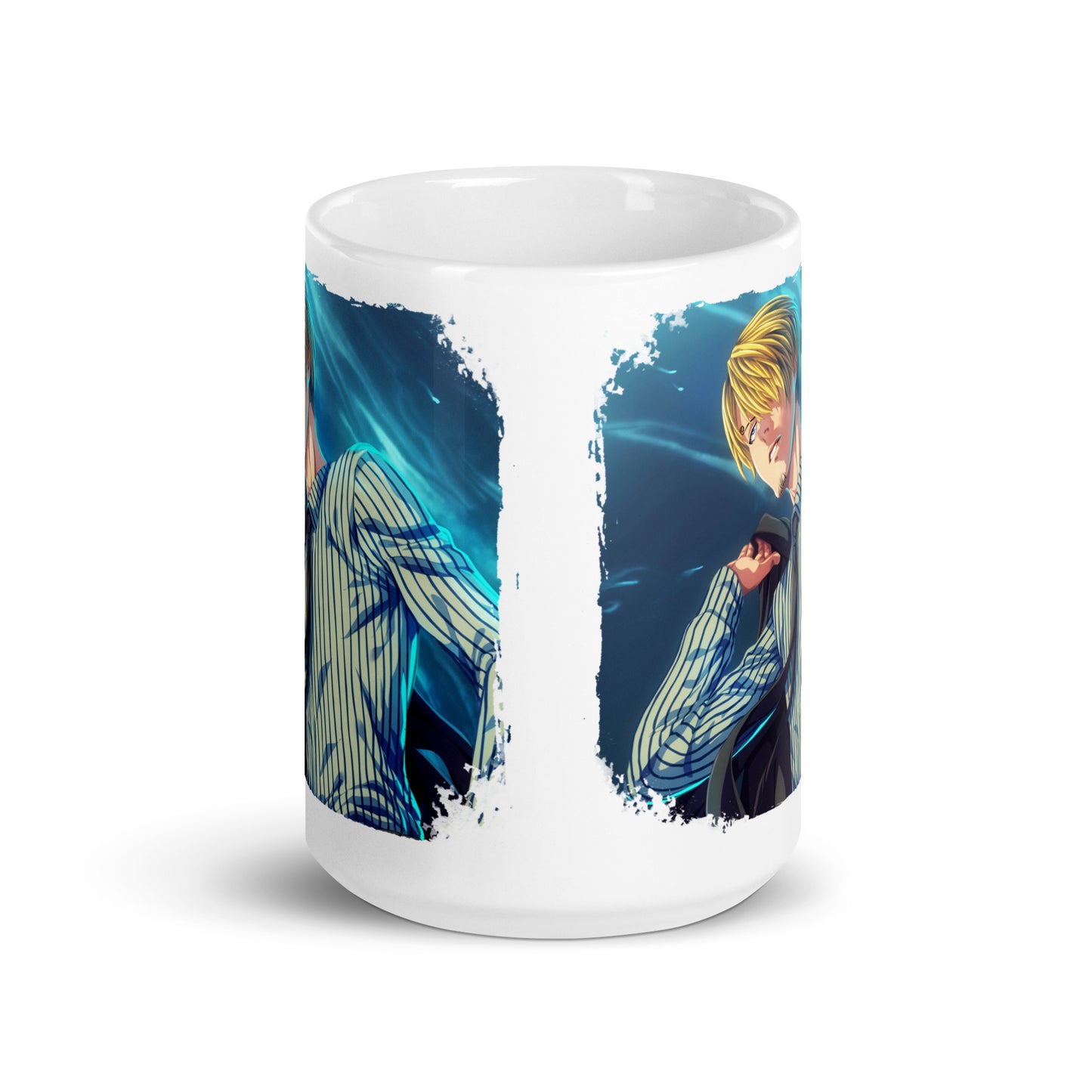 White Glossy Mug -Sanji 11