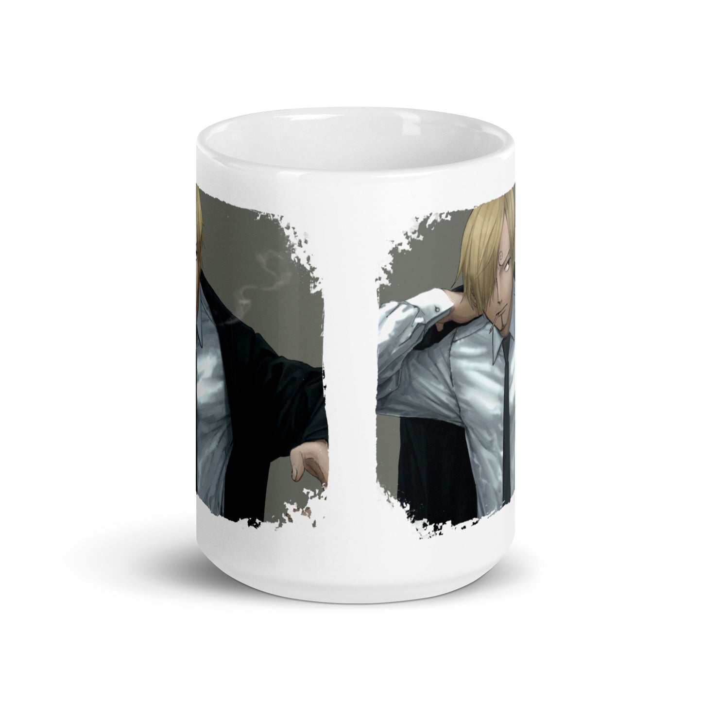 White Glossy Mug -Sanji 15