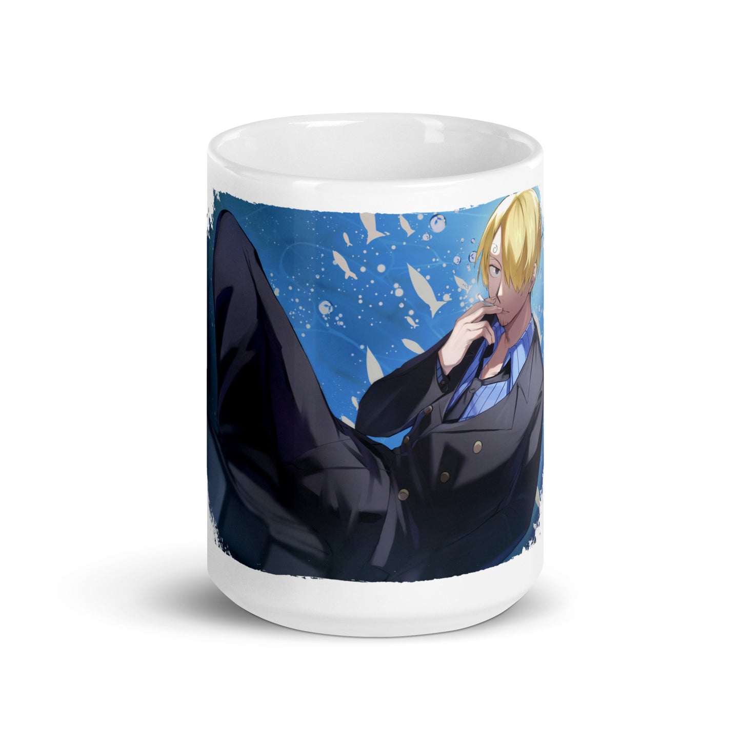 White Glossy Mug -Sanji 18