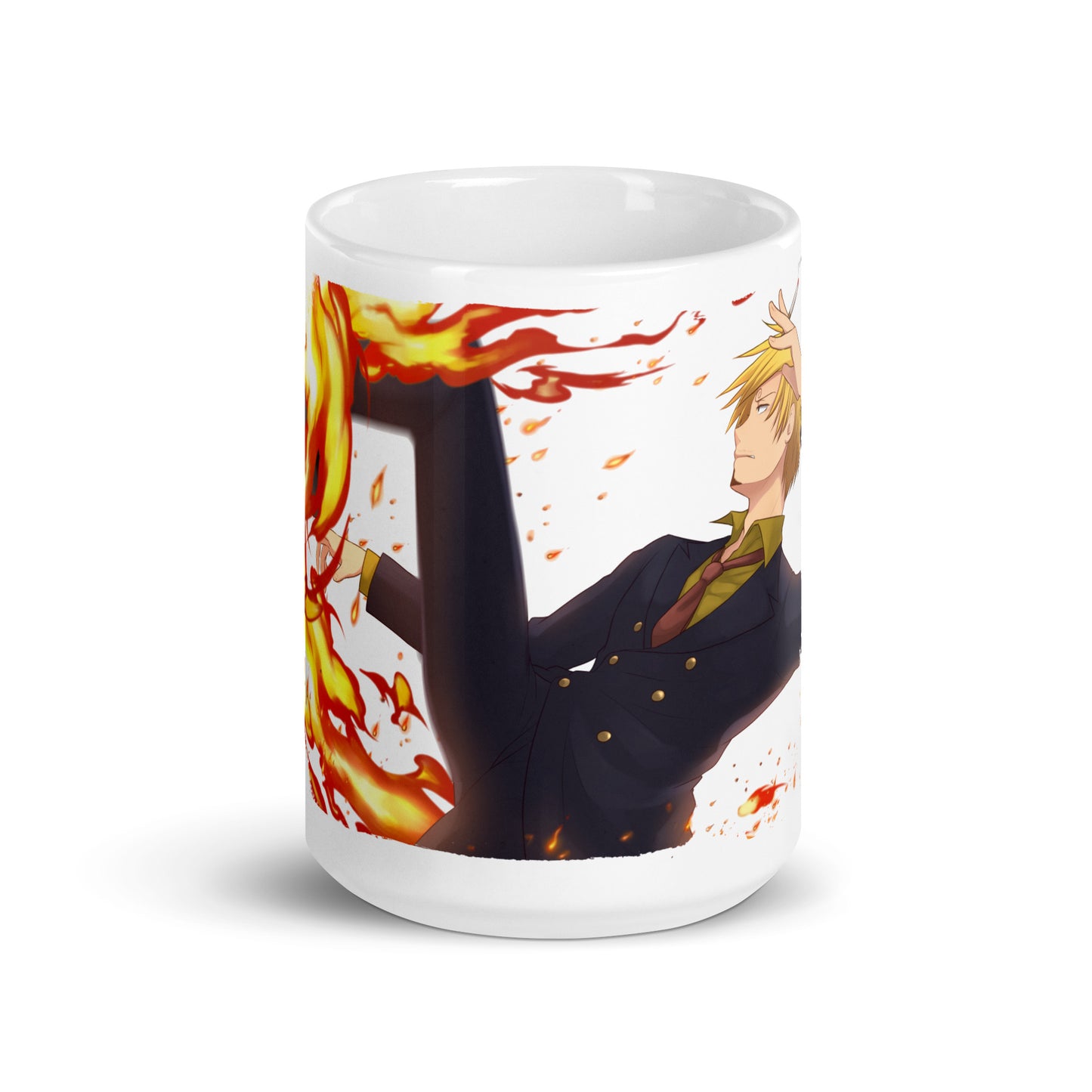 White Glossy Mug -Sanji 19