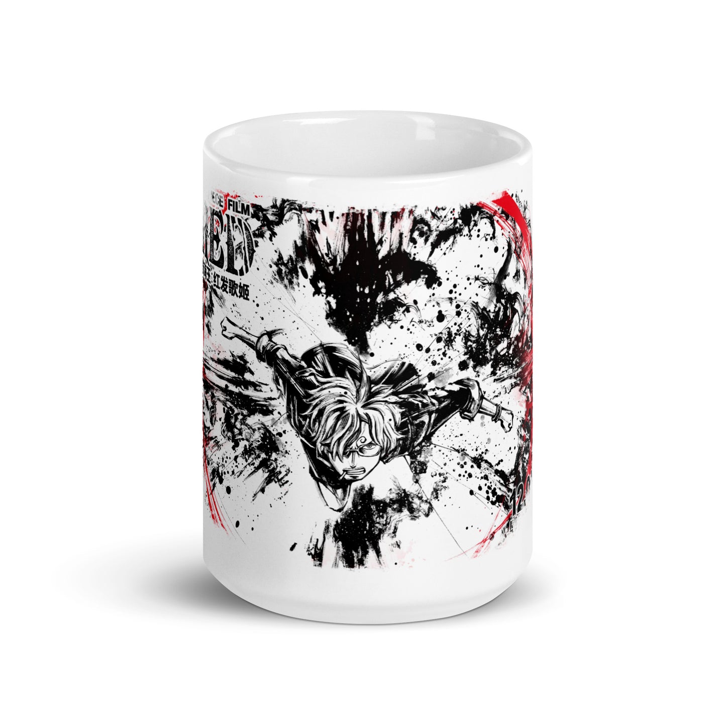 White Glossy Mug -Sanji 22