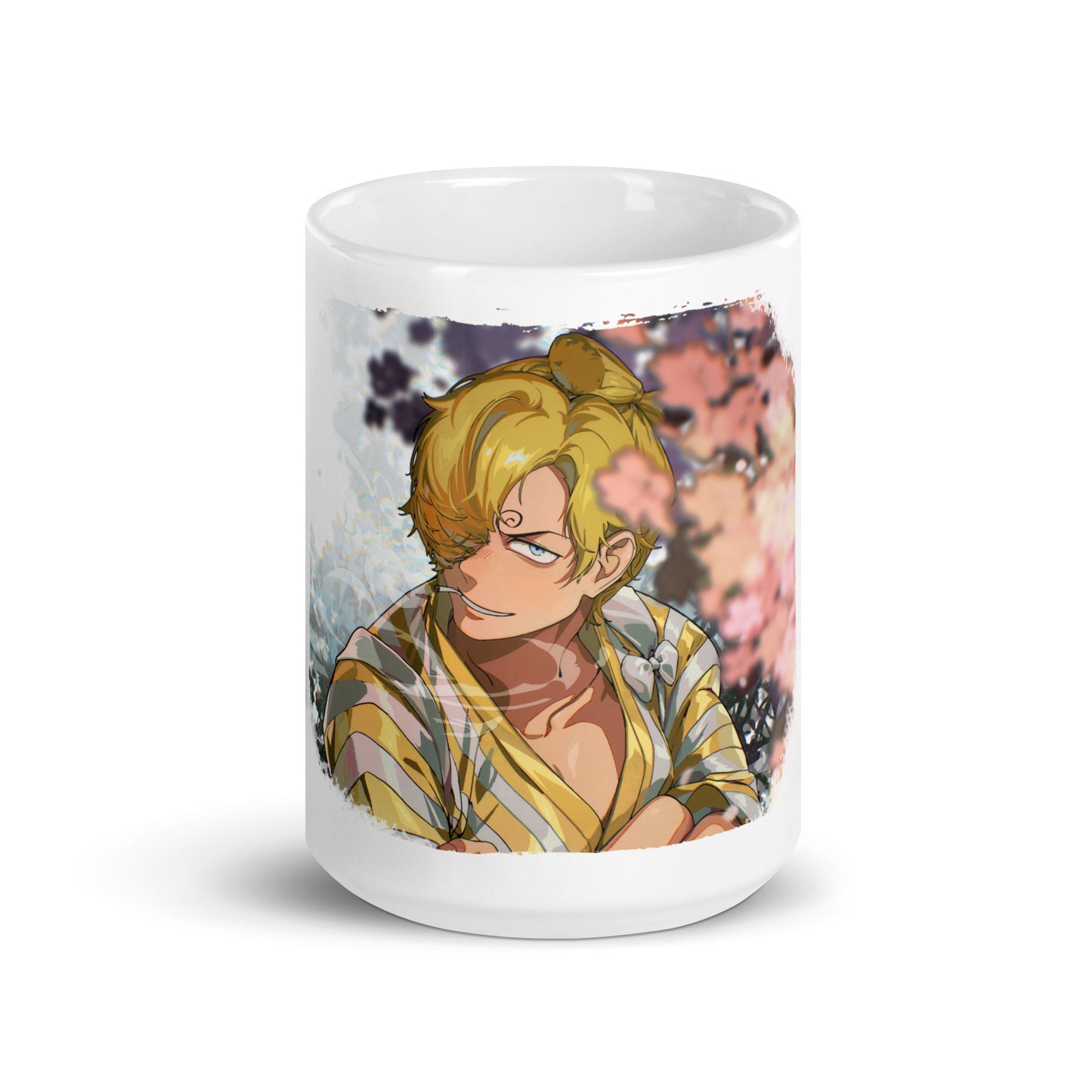 White Glossy Mug -Sanji 23