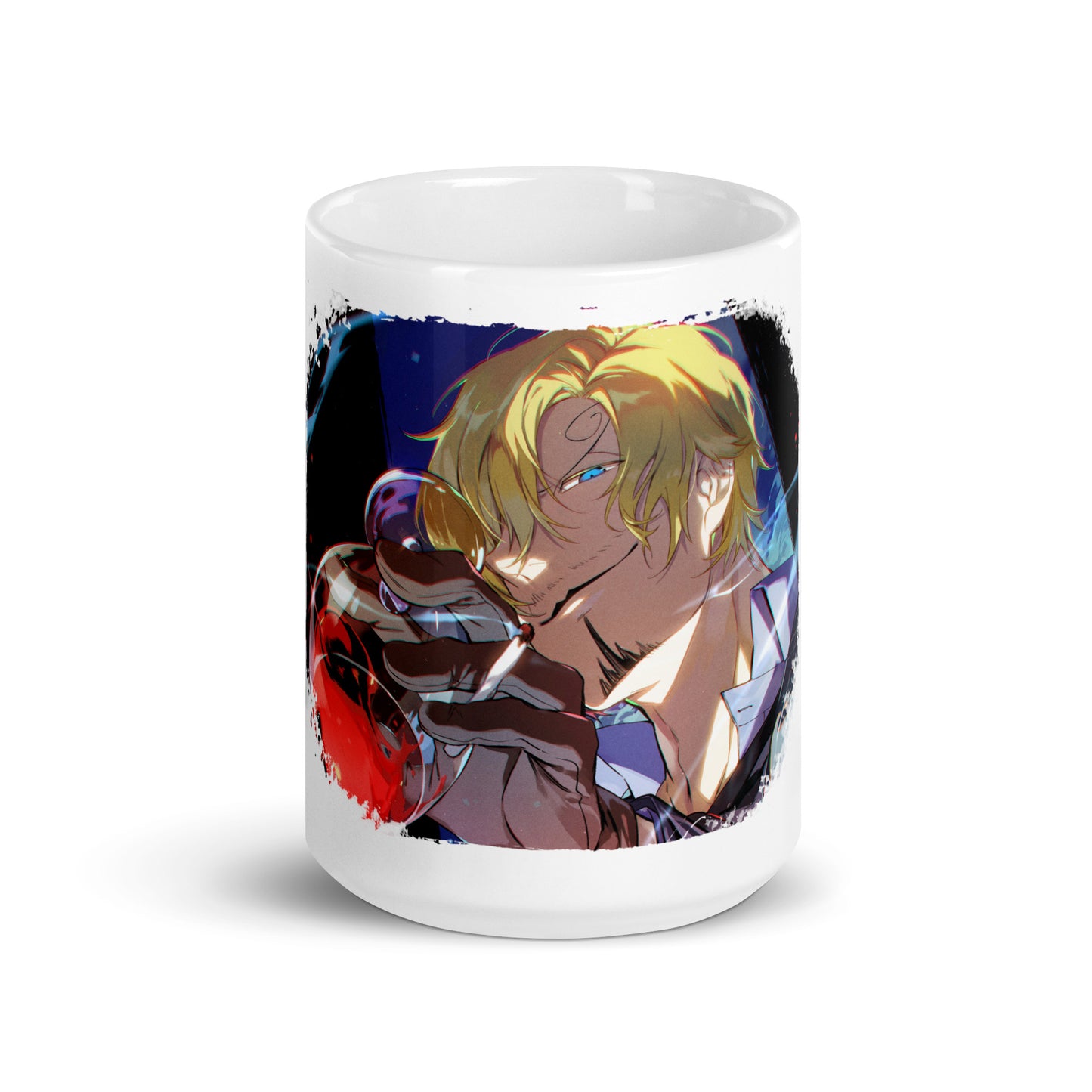 White Glossy Mug -Sanji 26