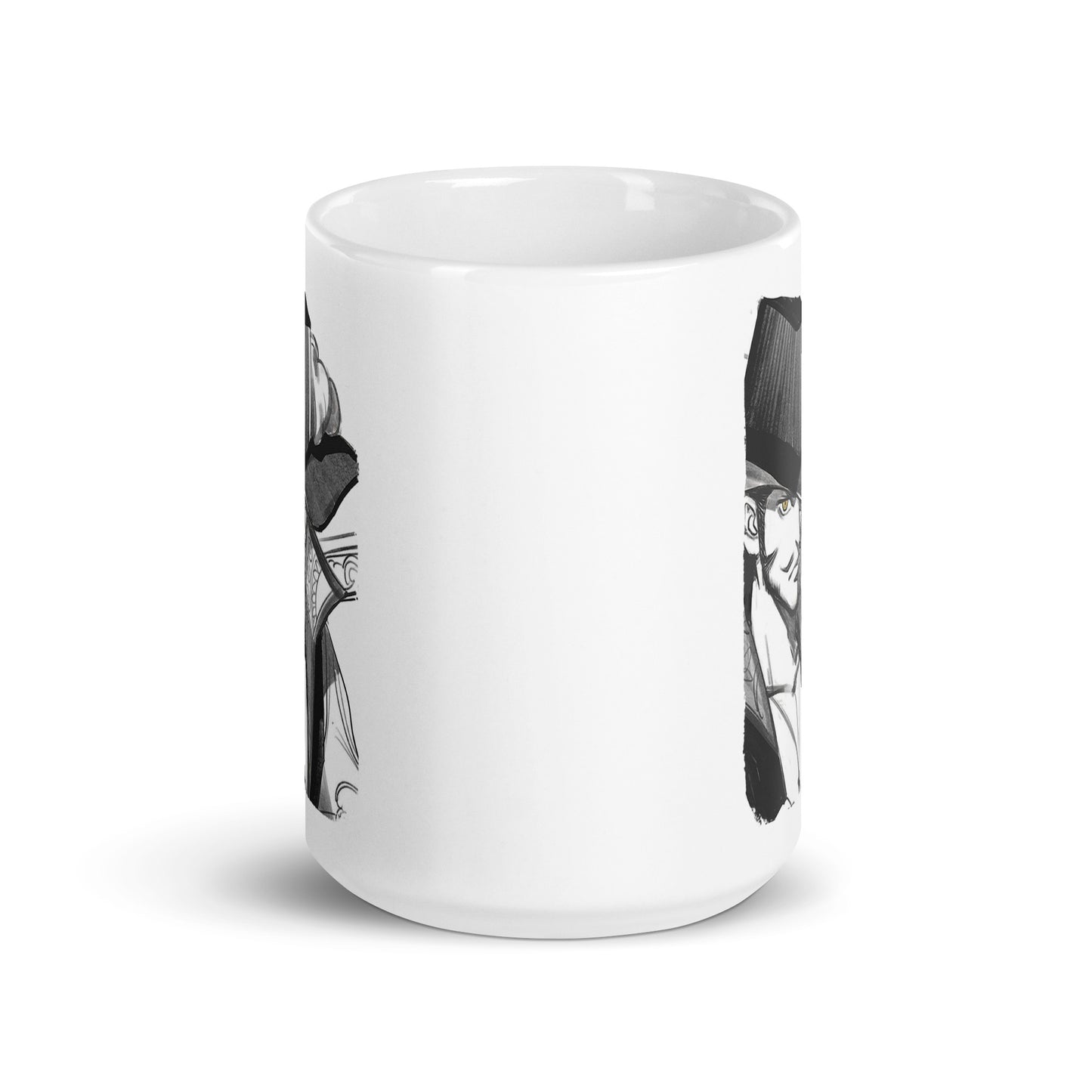 White Glossy Mug - Mihawk 1