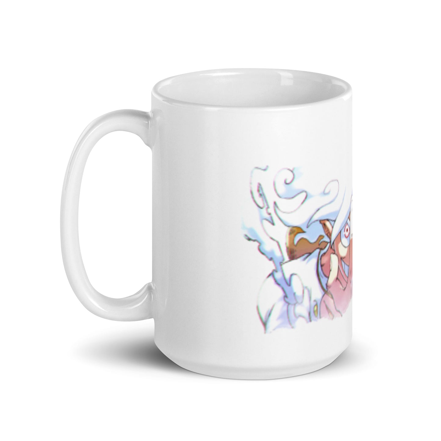 White Glossy Mug - Luffy 1