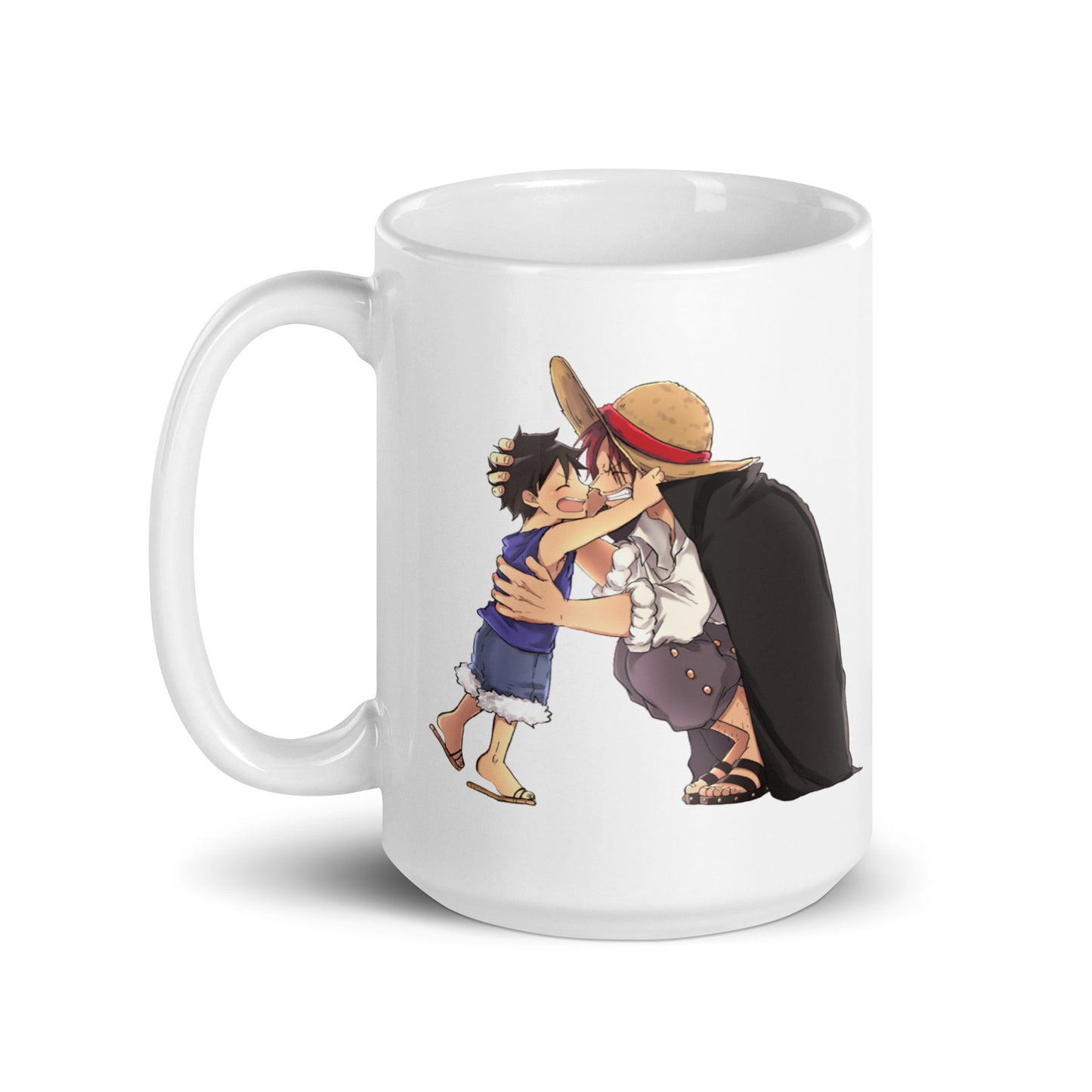 White Glossy Mug - Luffy 2