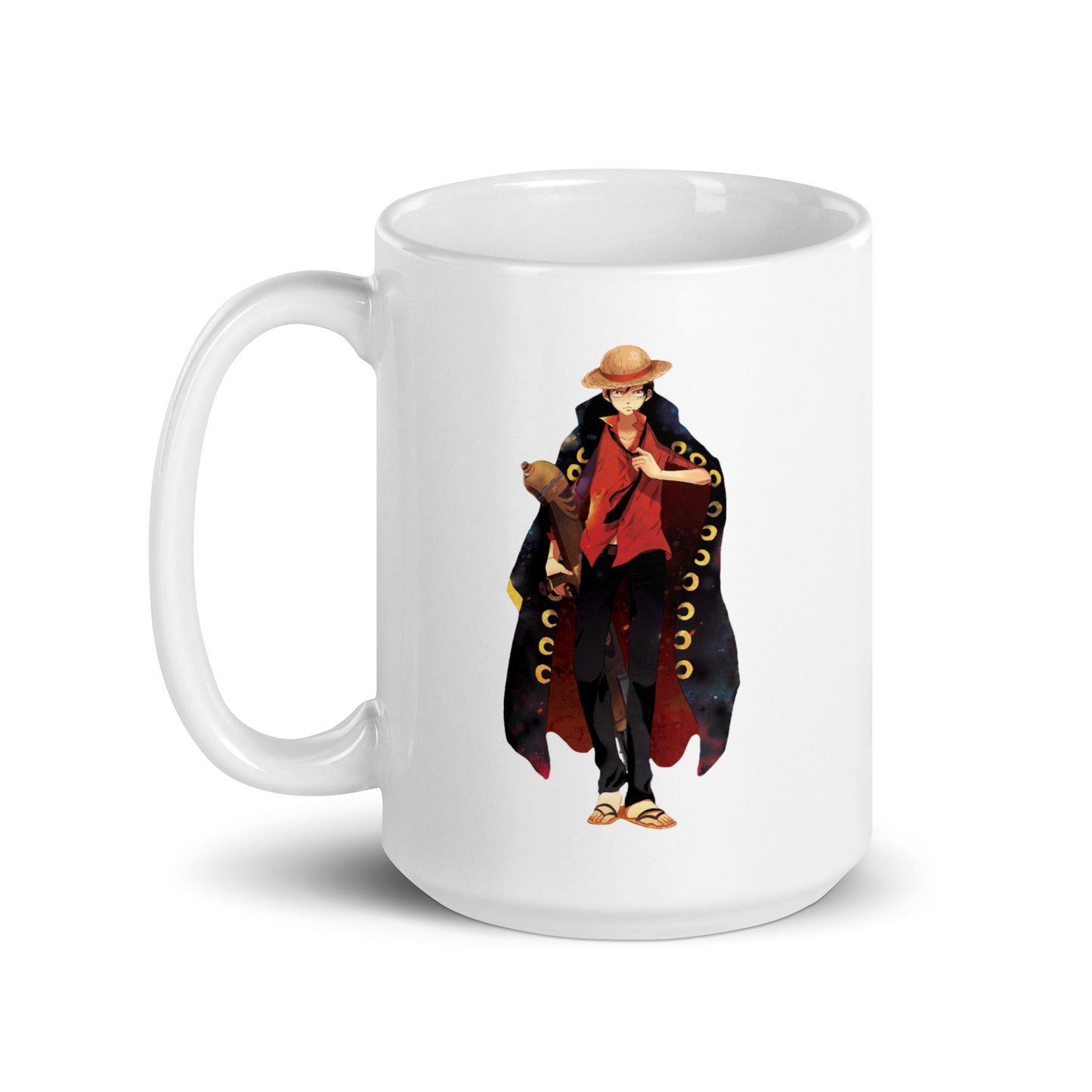 White Glossy Mug - Luffy 4