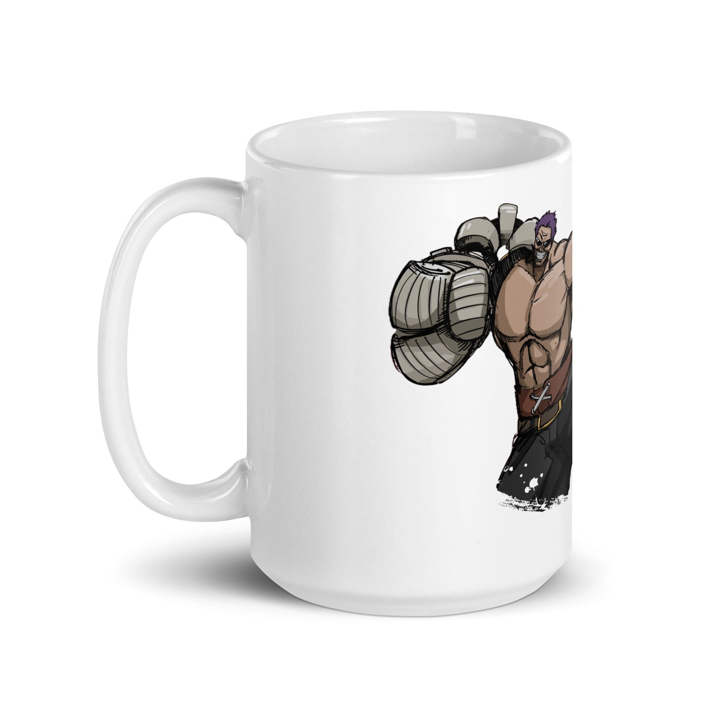 White Glossy Mug - Luffy 7